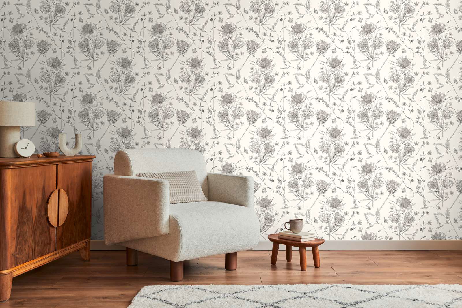 livingwalls Обои Drawn into Nature