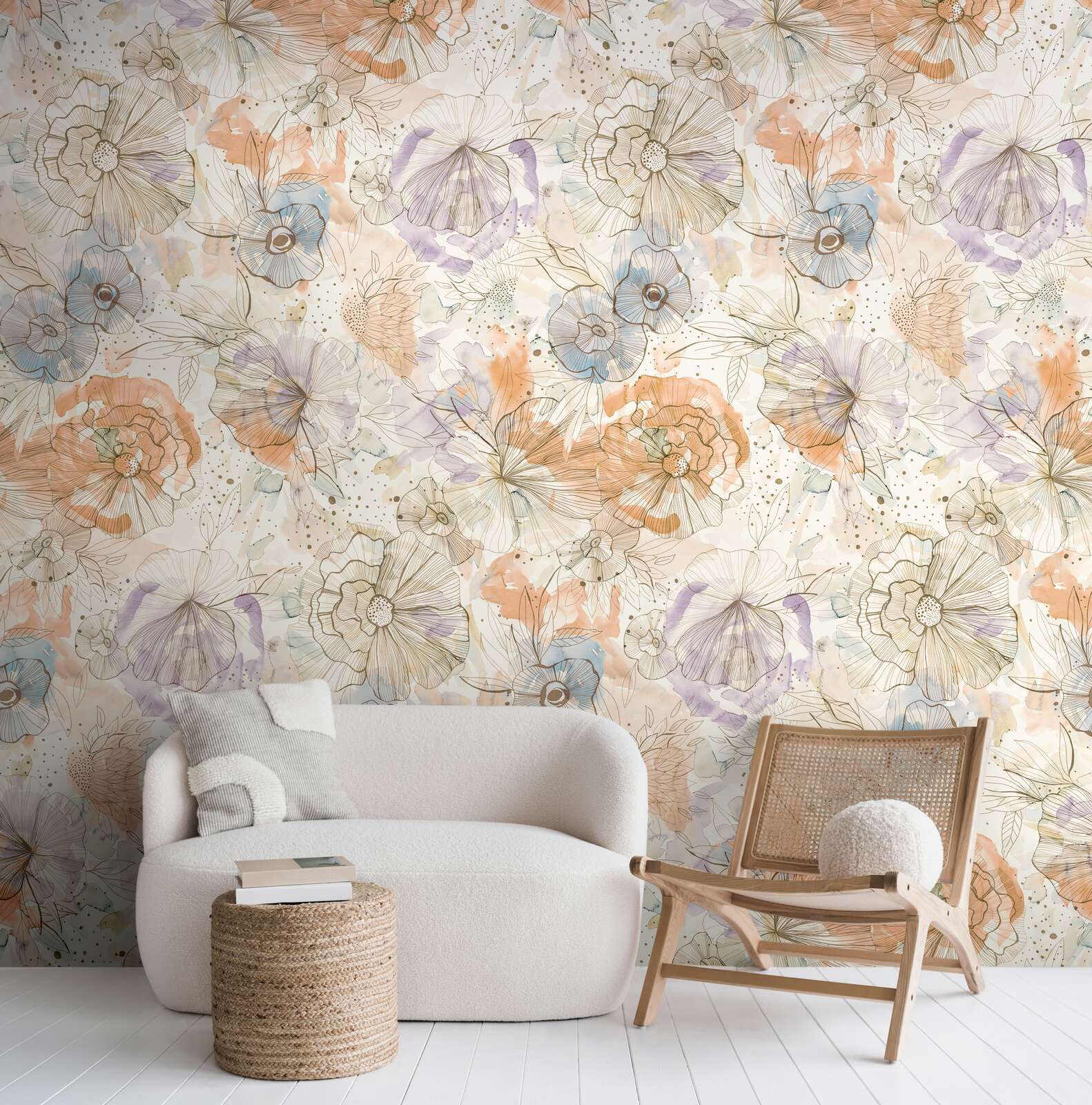 A.S. Création Design panel Aquarell Dreams