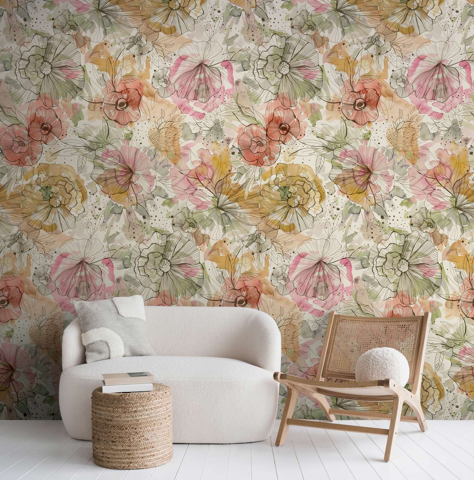 A.S. Création Design panel Aquarell Dreams