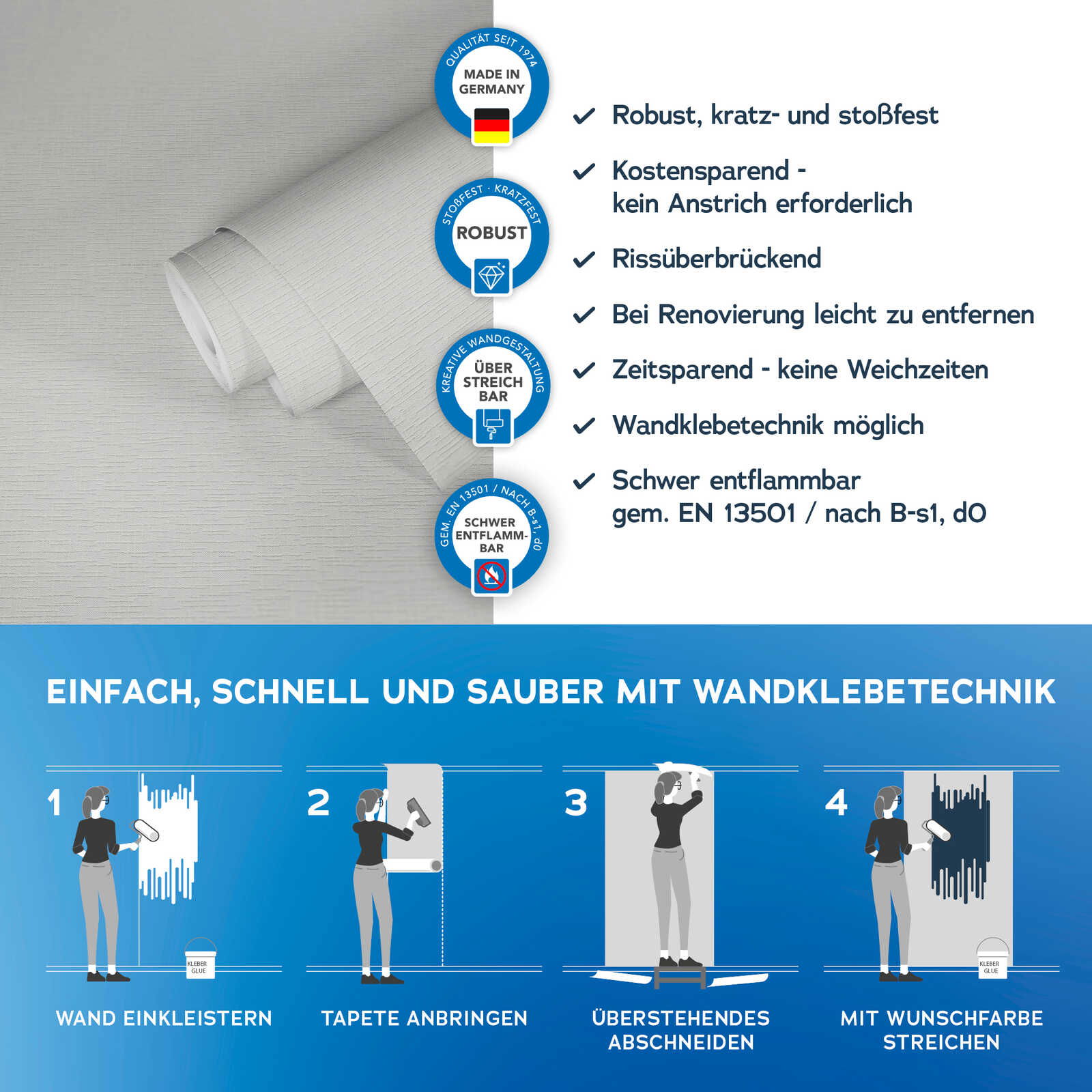 A.S. Création Tapete Meistervlies Create A.S. Création Tapete Meistervlies Create
