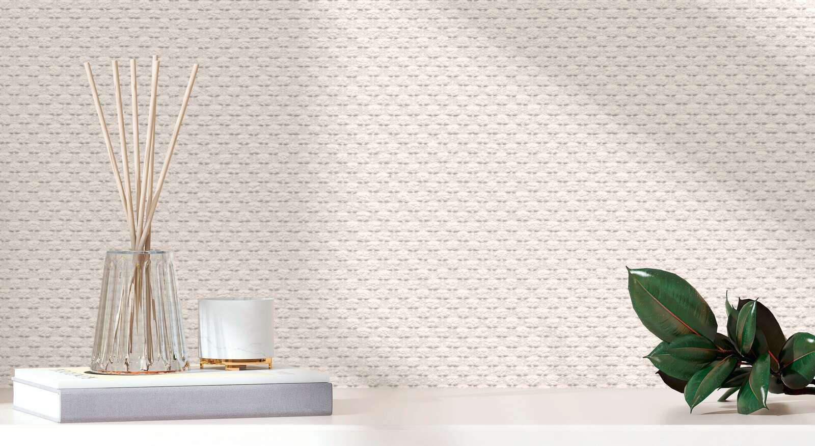 A.S. Création Tapete Designed in White