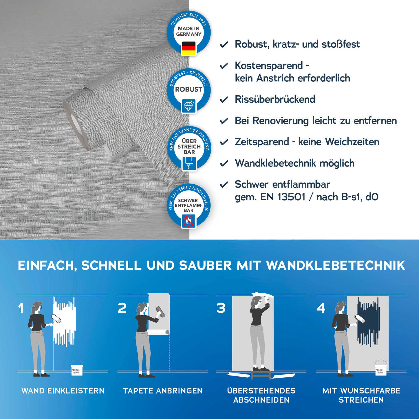 A.S. Création Tapete Meistervlies Create A.S. Création Tapete Meistervlies Create