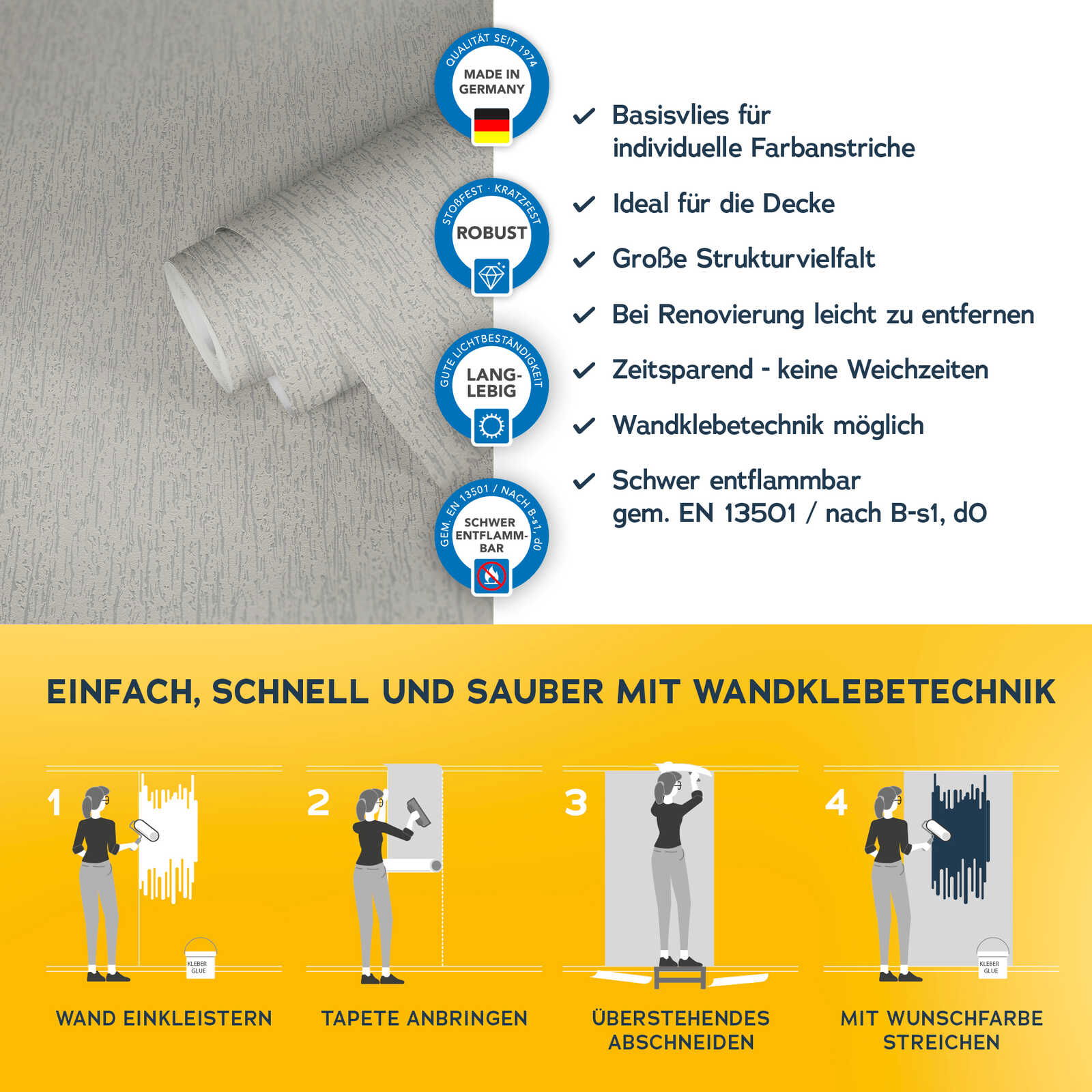 A.S. Création Tapete Meistervlies Create A.S. Création Tapete Meistervlies Create