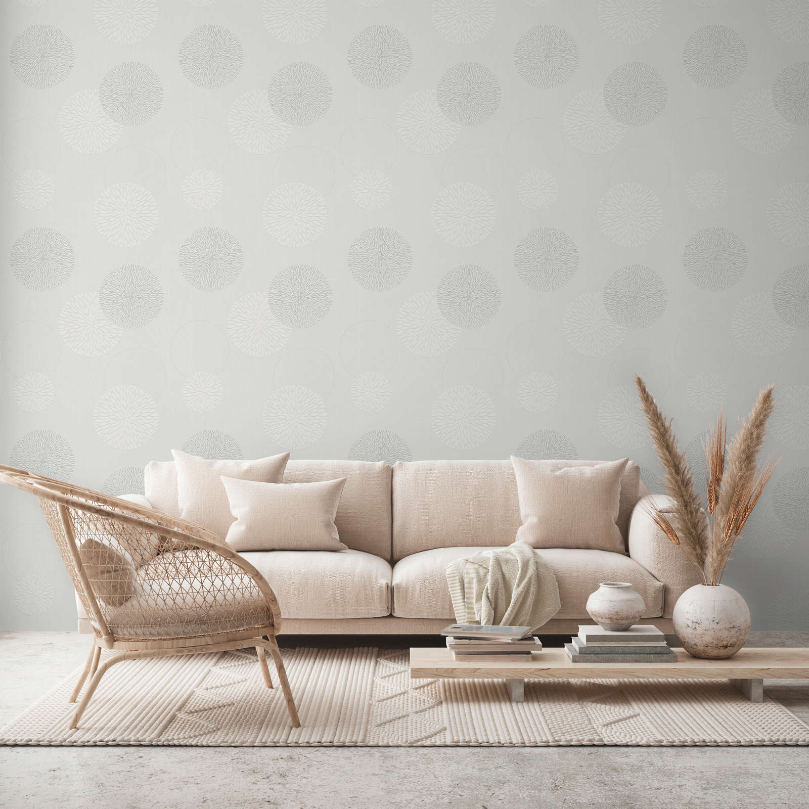 A.S. Création Wallpaper Designed in White