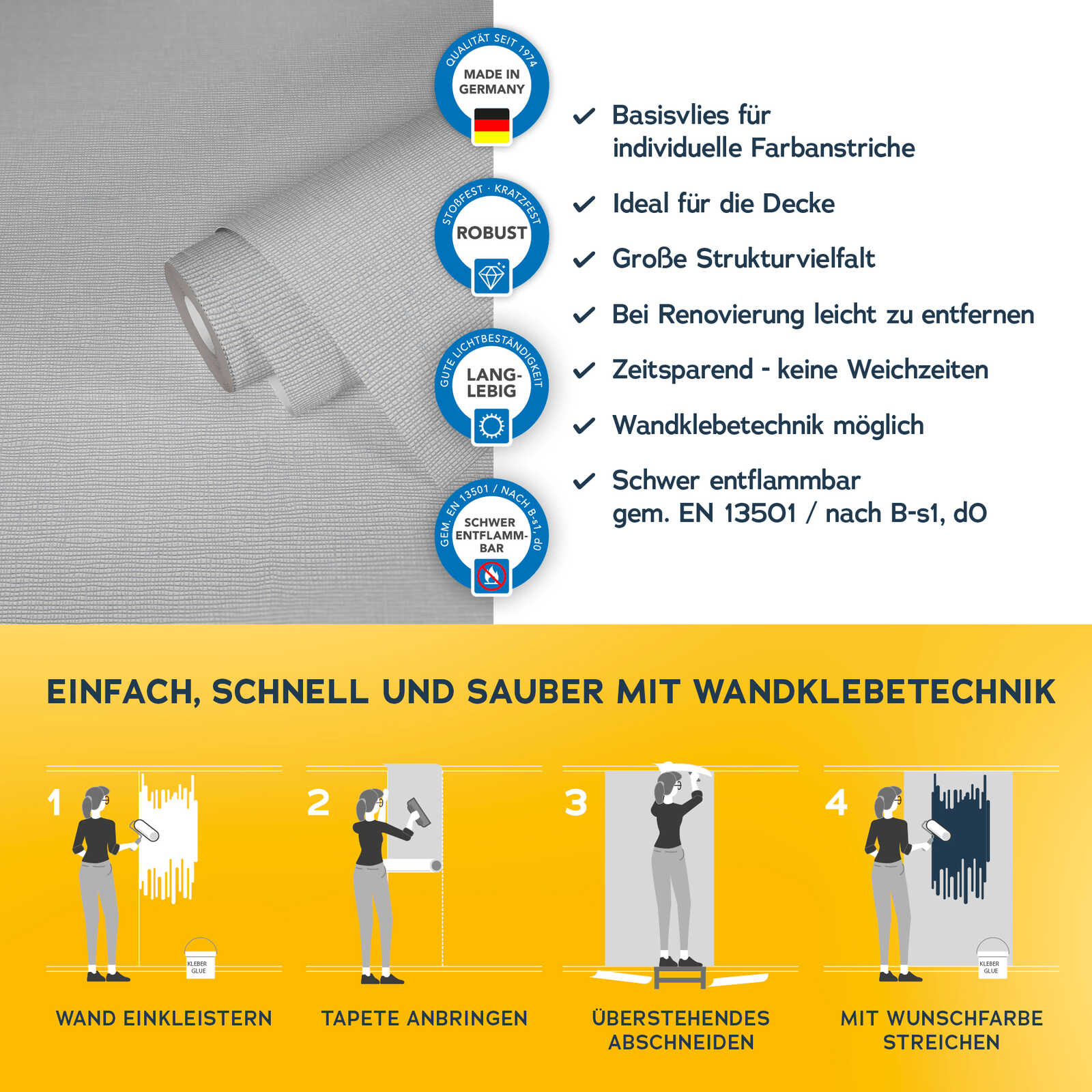 A.S. Création Tapete Meistervlies Create