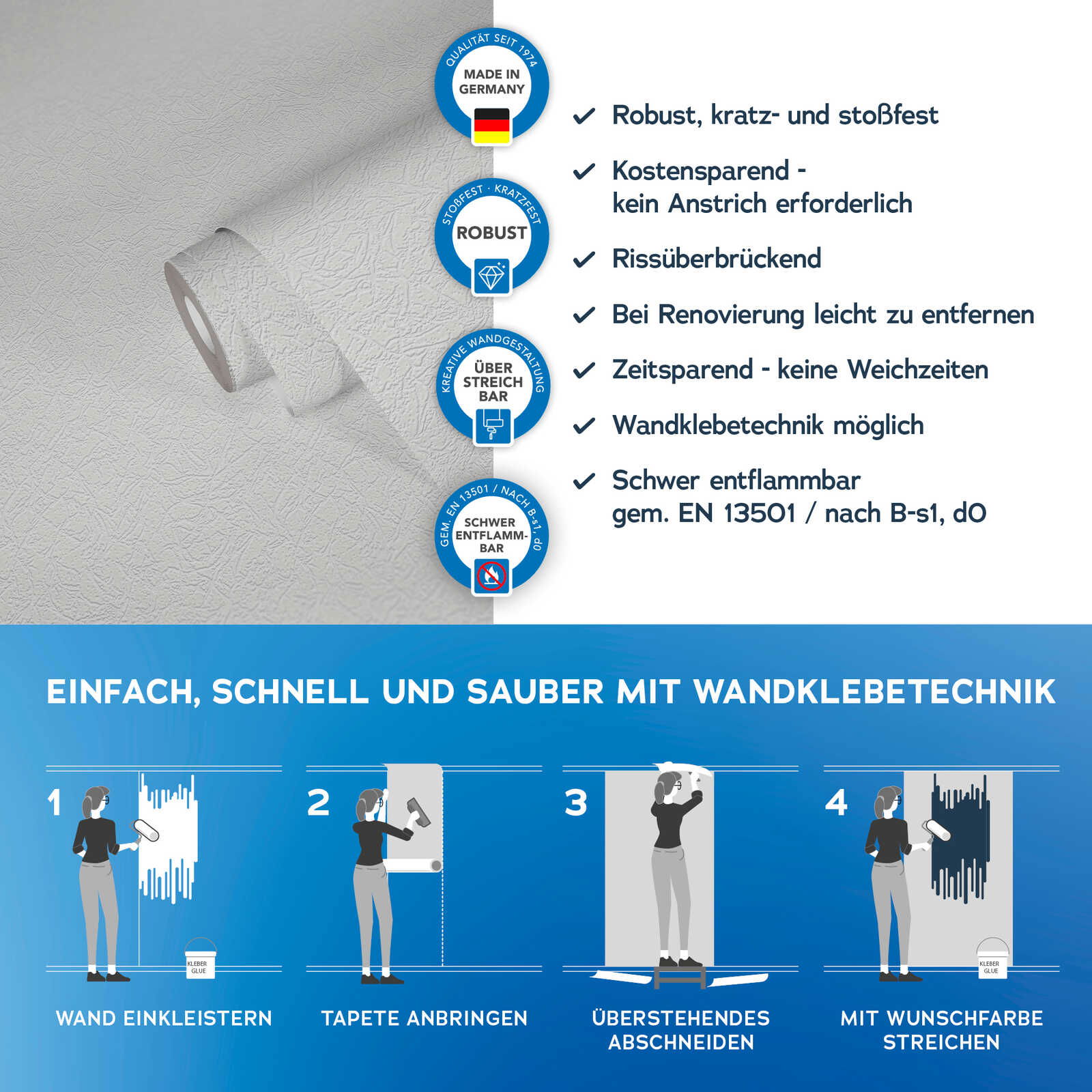 A.S. Création Tapete Meistervlies Create A.S. Création Tapete Meistervlies Create