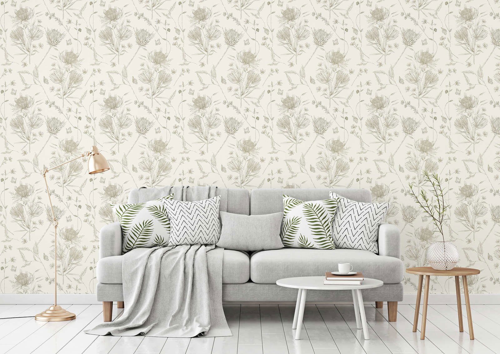 livingwalls Обои Drawn into Nature