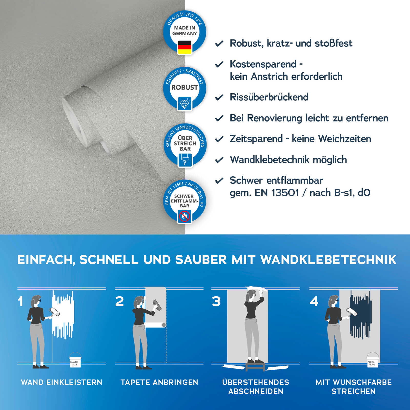 A.S. Création Tapete Meistervlies Create A.S. Création Tapete Meistervlies Create