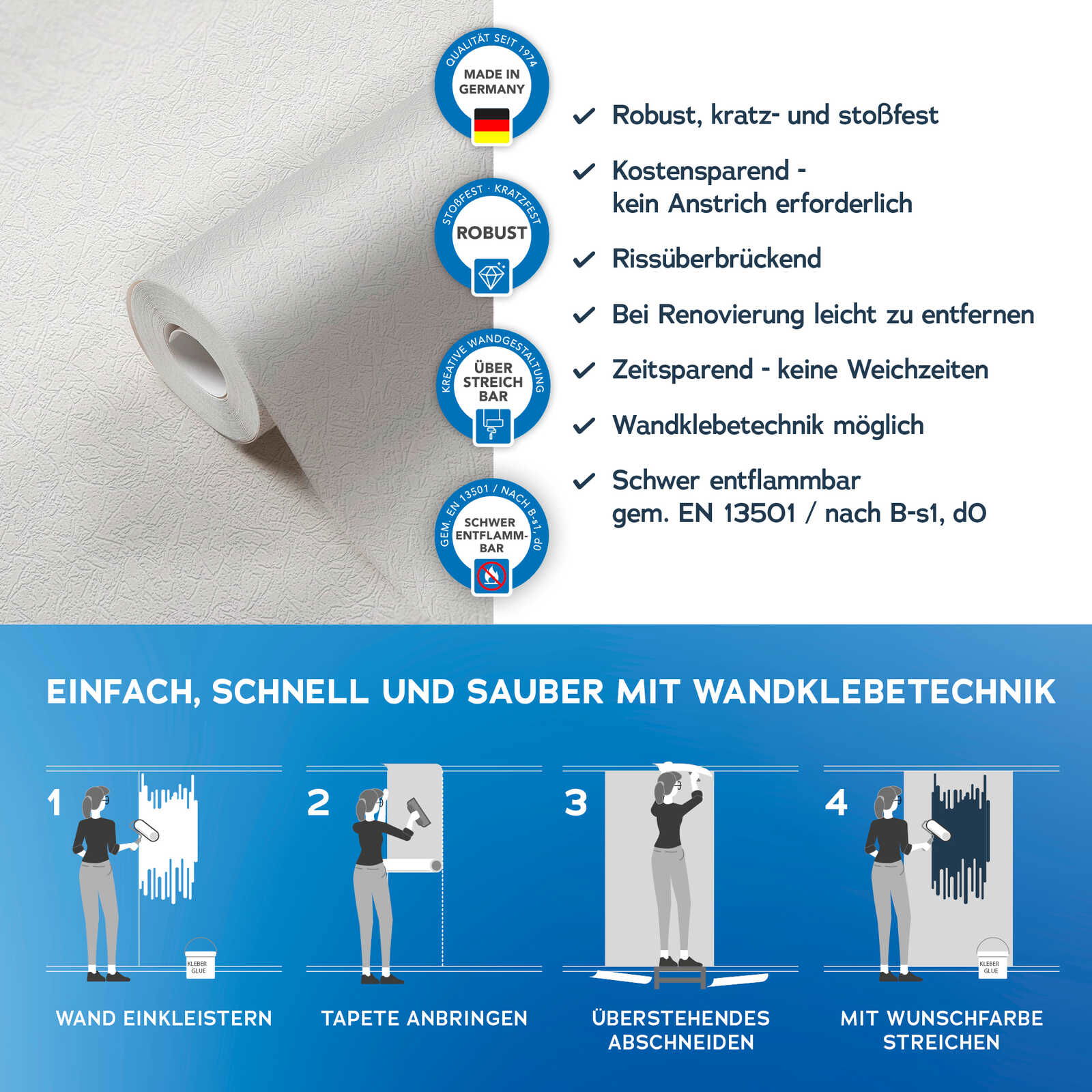 A.S. Création Tapete Meistervlies Create A.S. Création Tapete Meistervlies Create