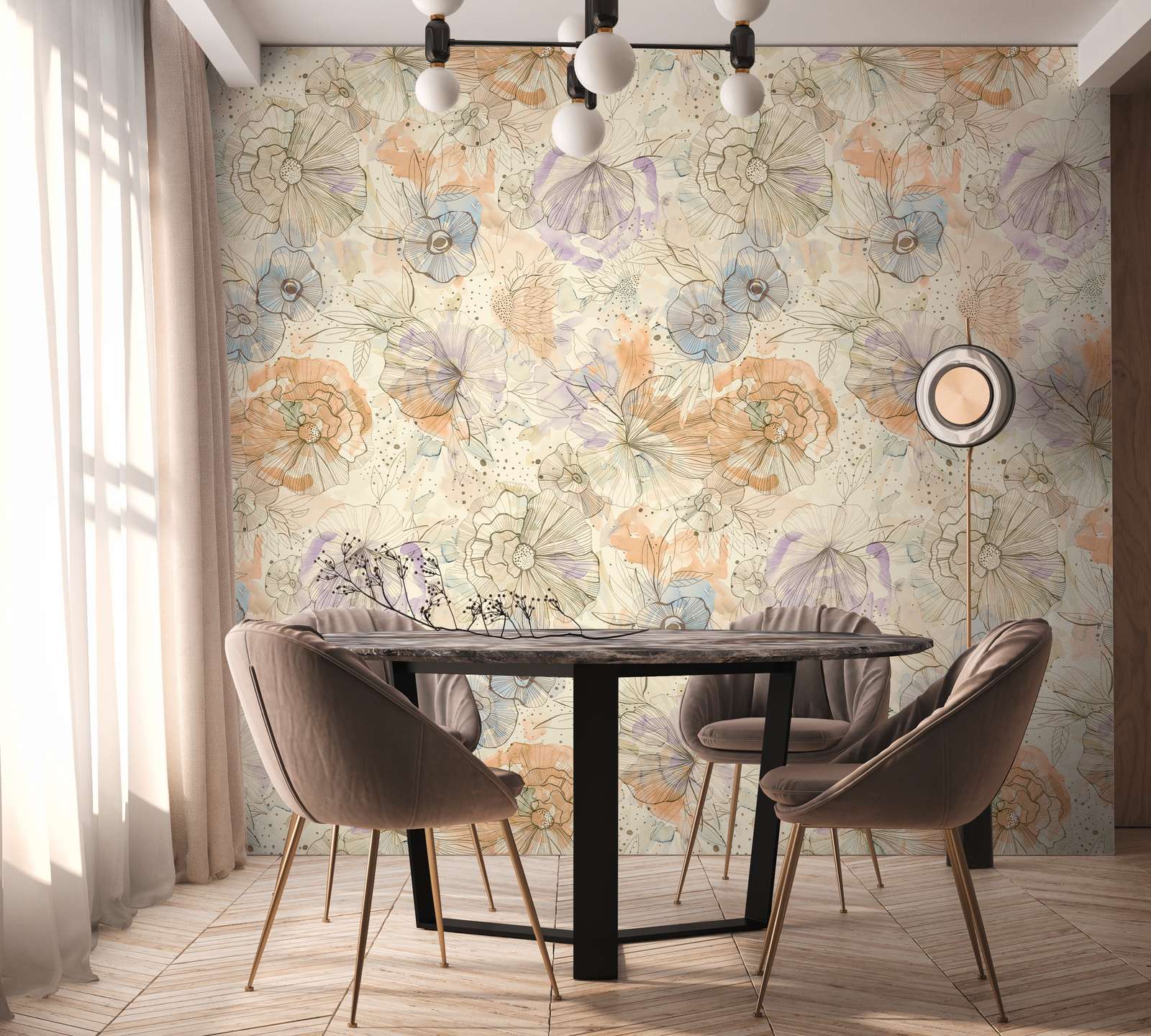 A.S. Création Designpanel Aquarell Dreams