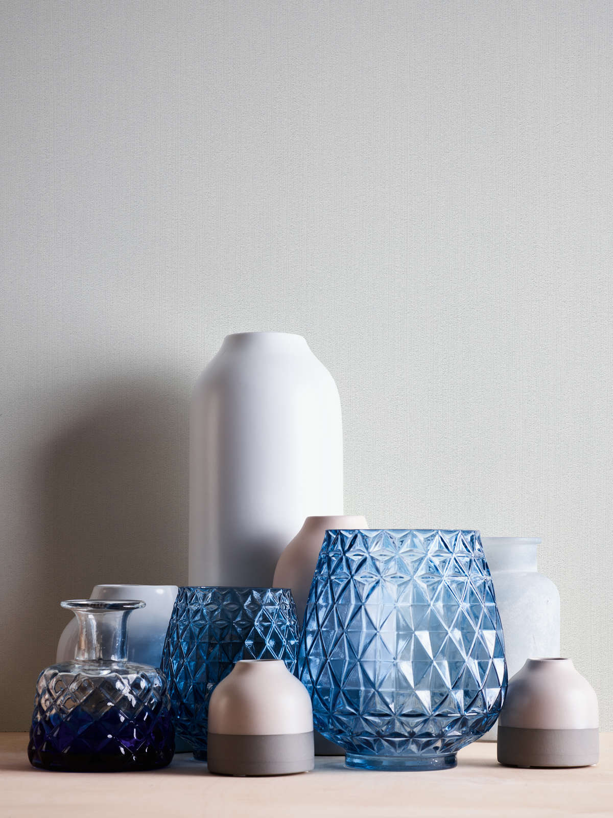 A.S. Création Wallpaper Designed in White