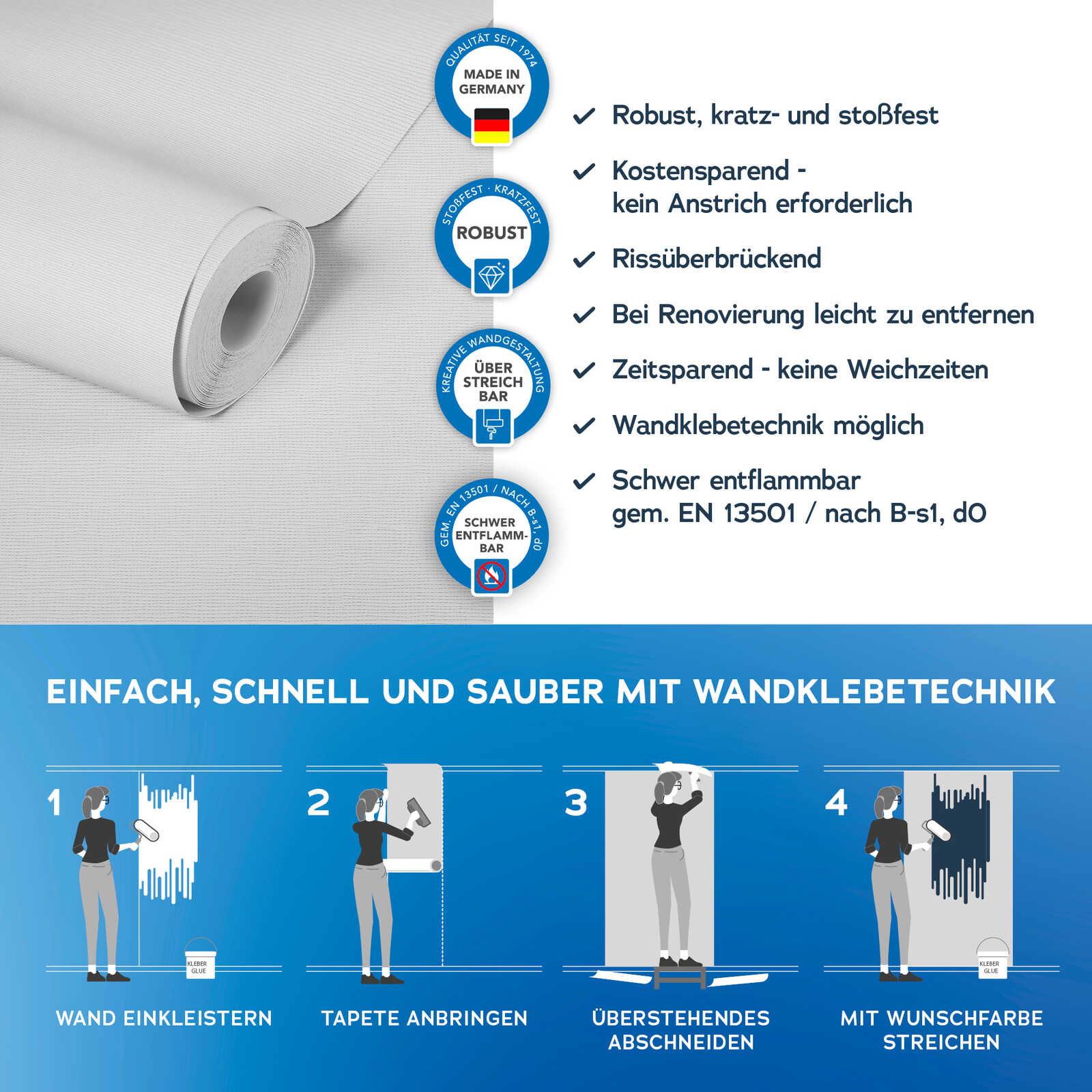 A.S. Création Tapete Meistervlies Create A.S. Création Tapete Meistervlies Create