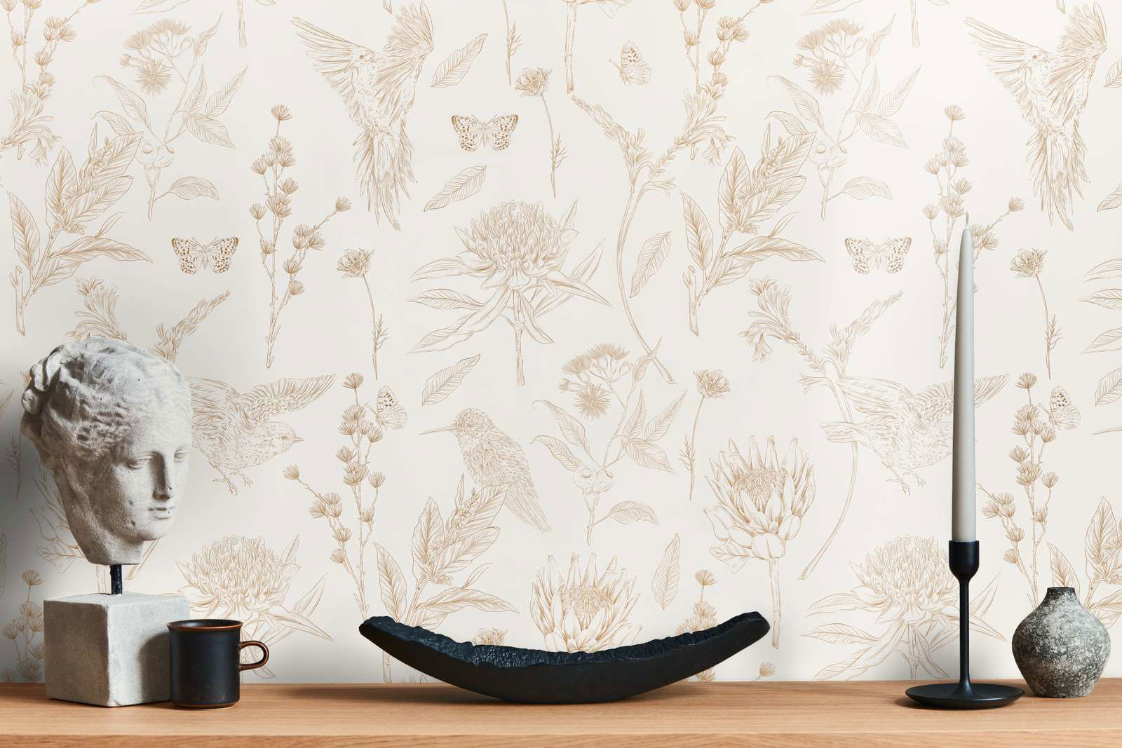 livingwalls Обои Drawn into Nature