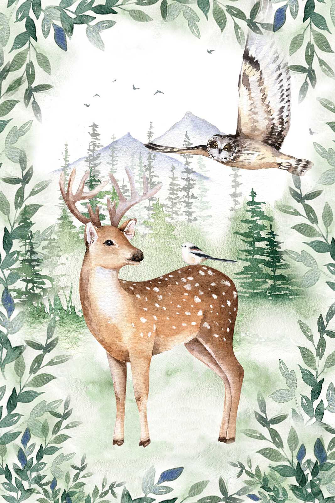 A.S. Création tableau sur toile Lilly & Luis