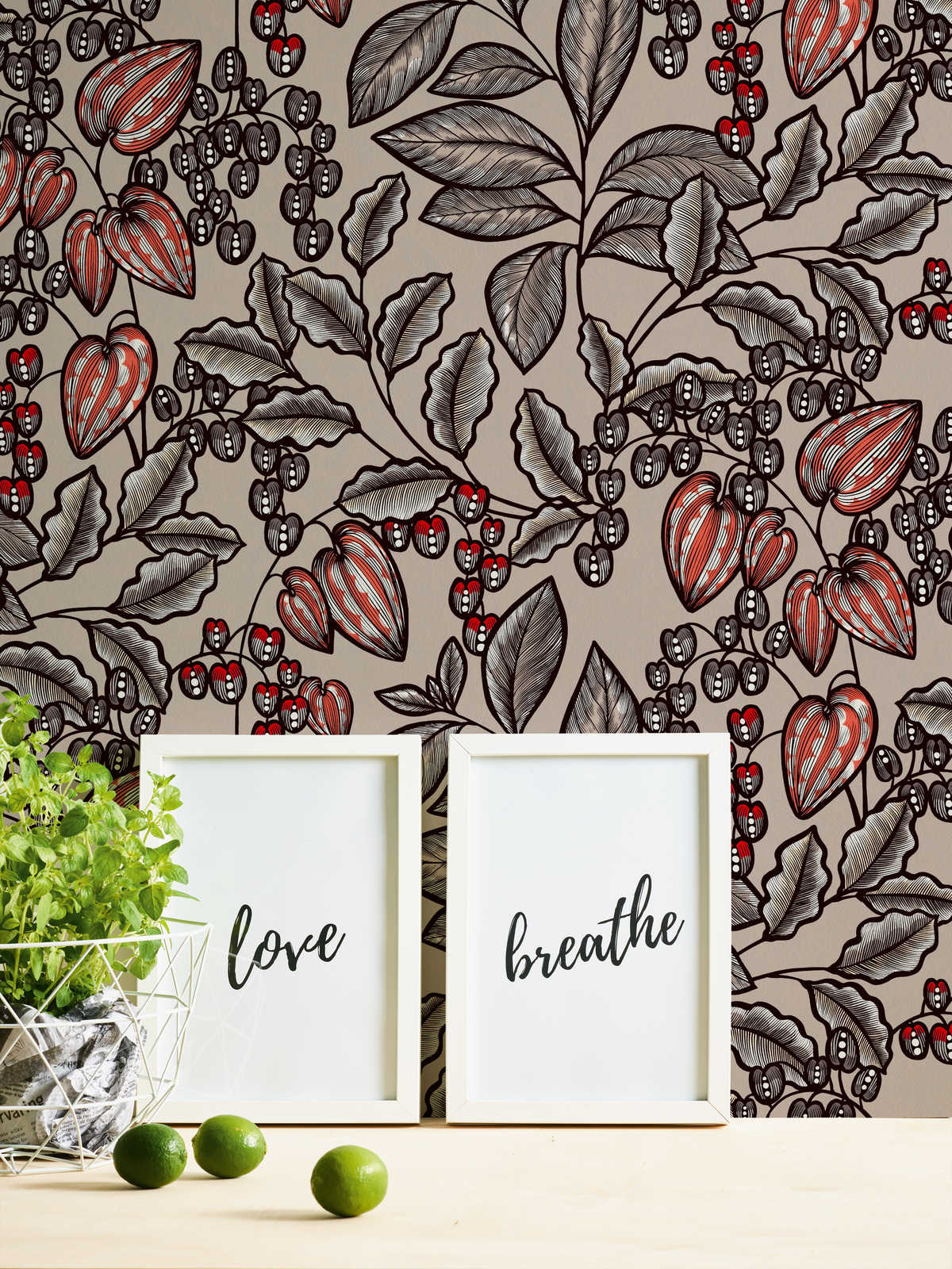 Architects Paper Wallpaper Floral Impression
