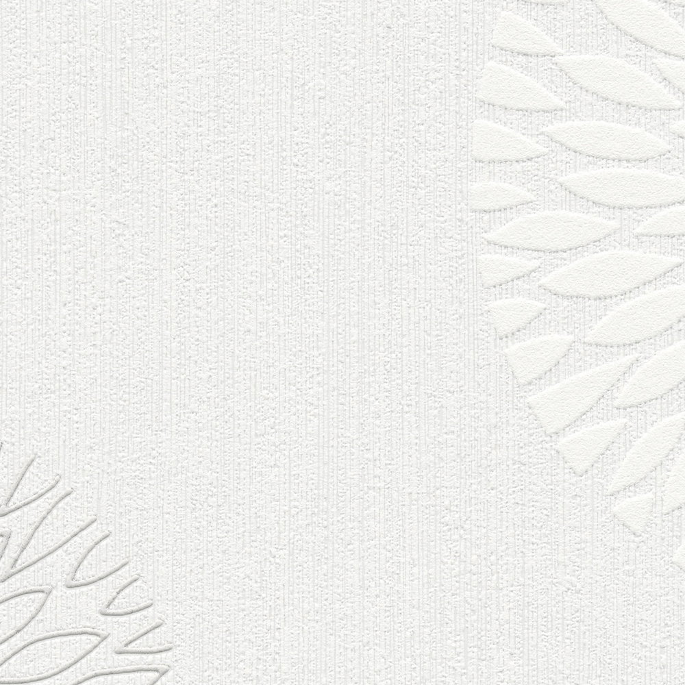 A.S. Création Wallpaper Designed in White