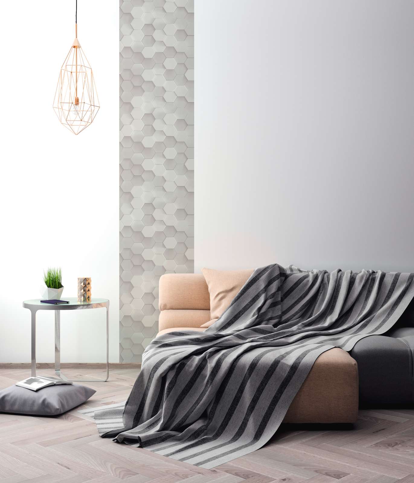 livingwalls Behangpaneel pop.up 3D V3