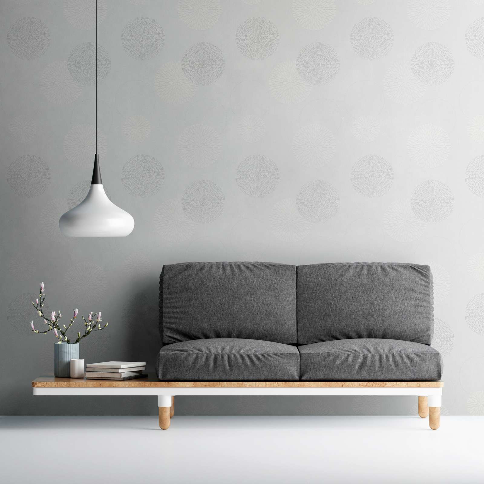 A.S. Création Wallpaper Designed in White