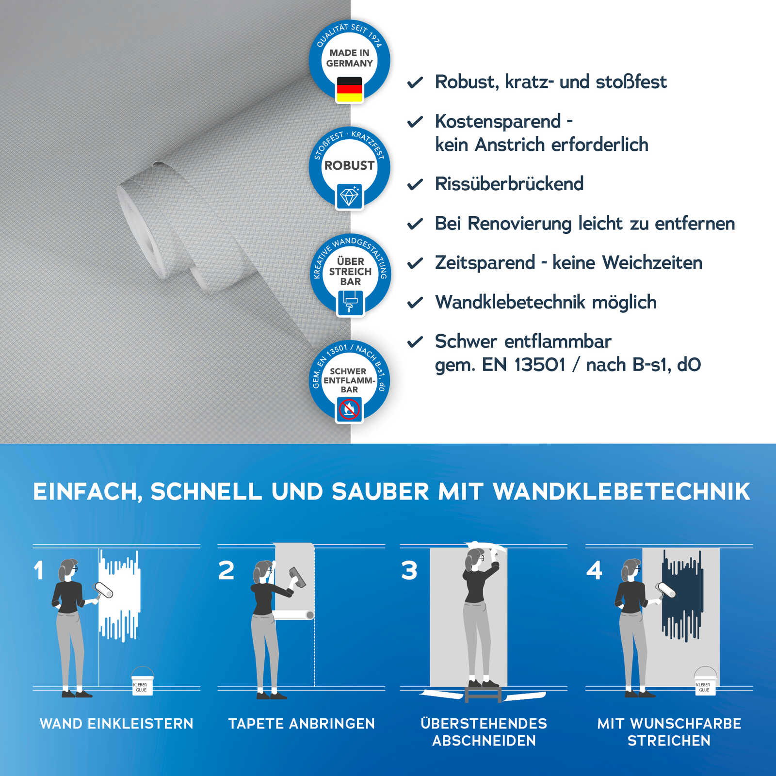 A.S. Création Tapete Meistervlies Create A.S. Création Tapete Meistervlies Create