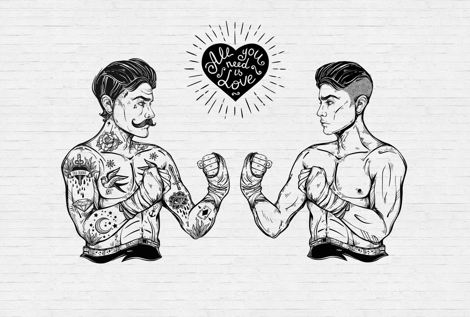 walls by patel Fotobehang Walls by Patel