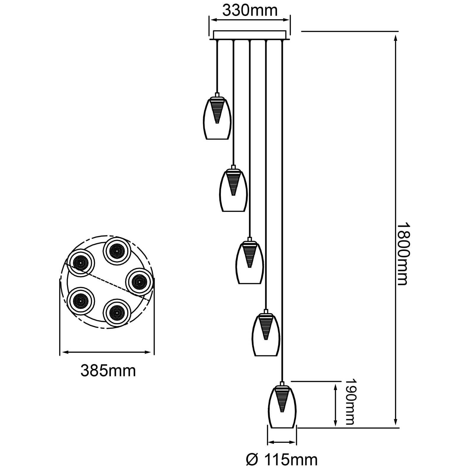 A.S. Création Leuchte Lumos A.S. Création Leuchte Lumos