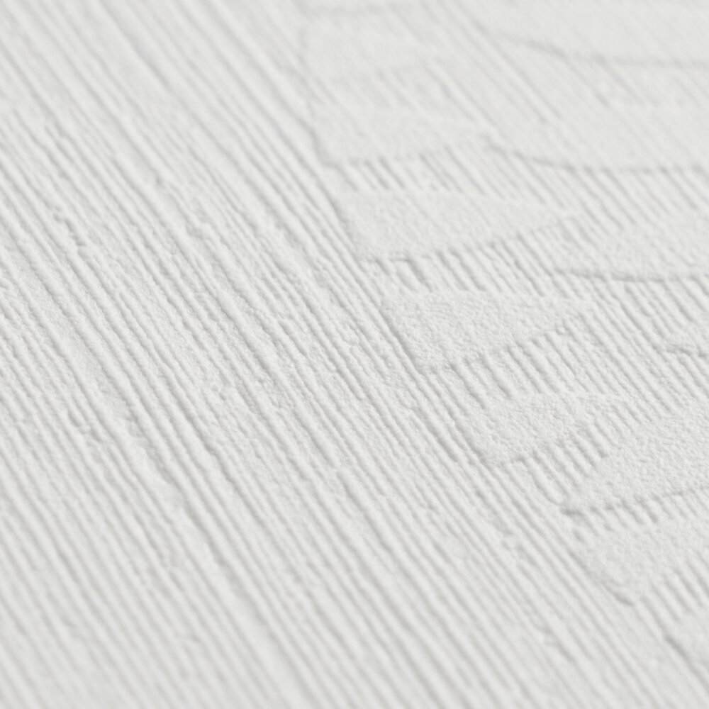 A.S. Création Wallpaper Designed in White