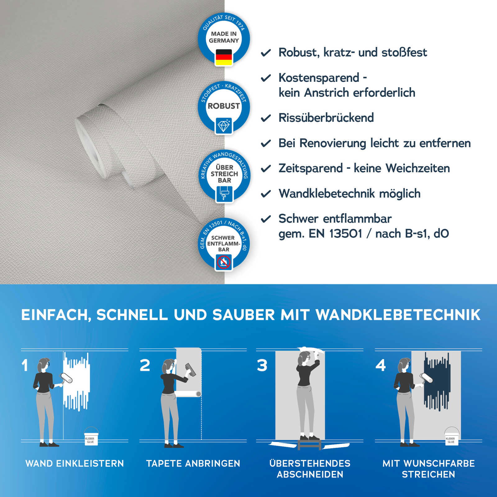 A.S. Création Tapete Meistervlies Create A.S. Création Tapete Meistervlies Create