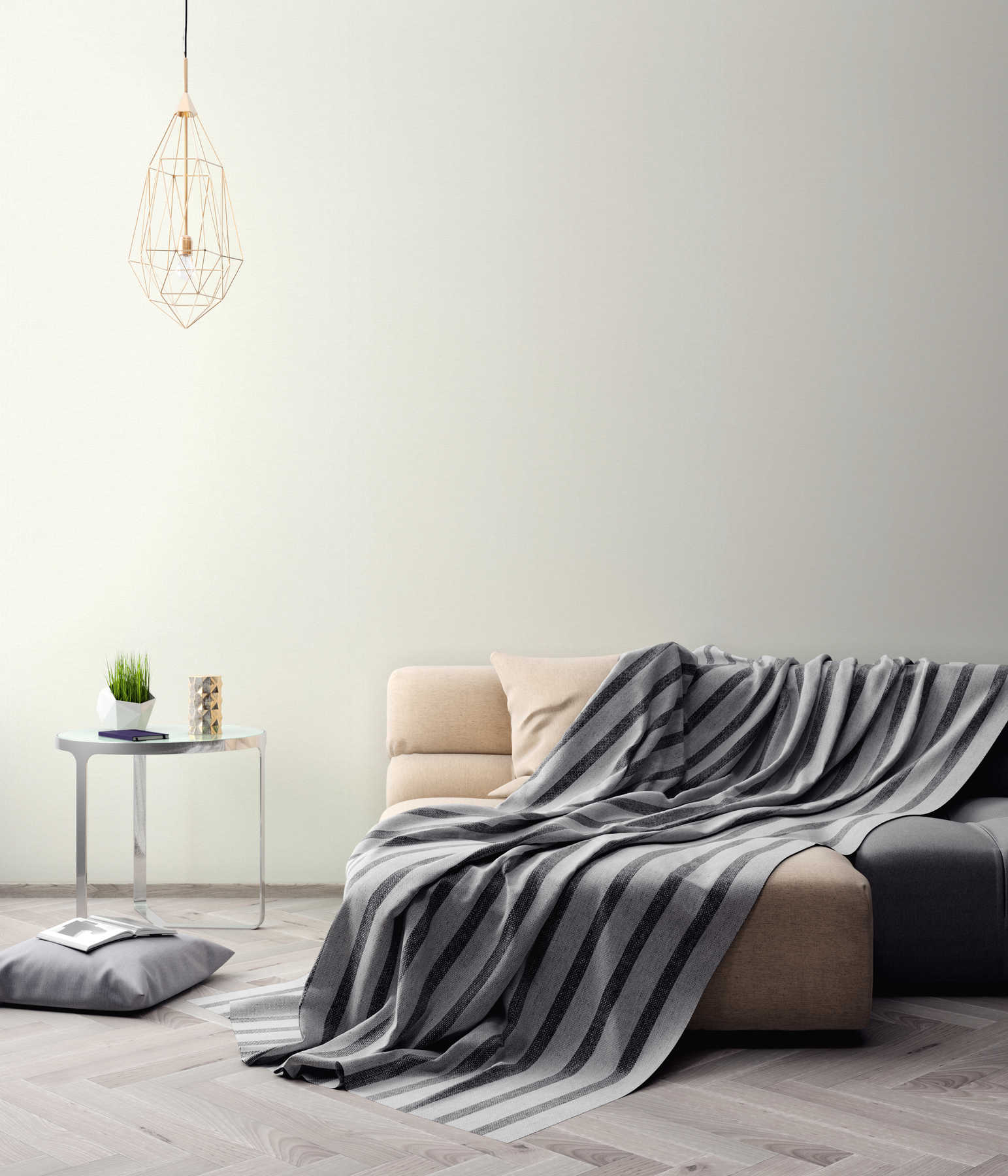 A.S. Création Wallpaper Designed in White