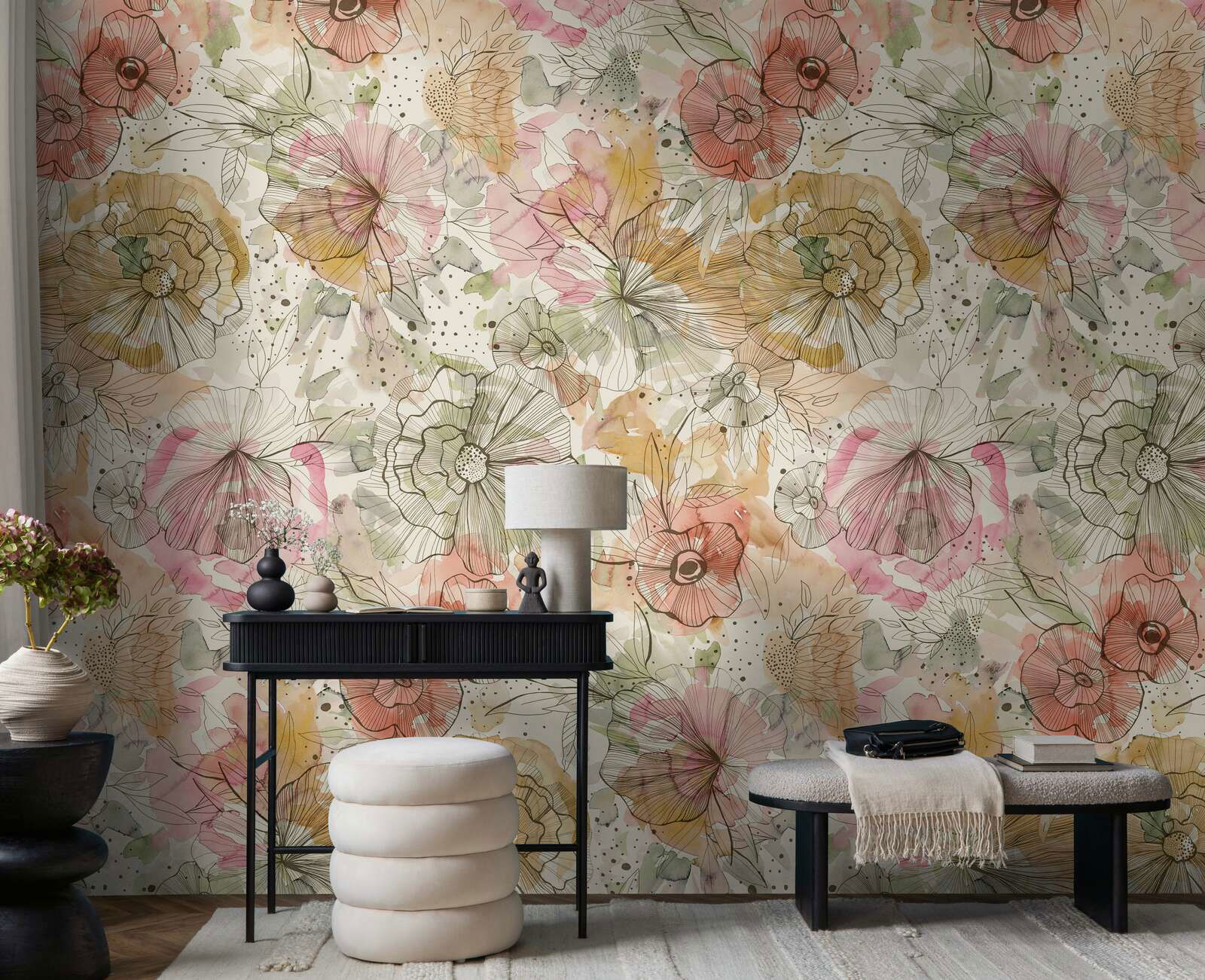 A.S. Création Design panel Aquarell Dreams