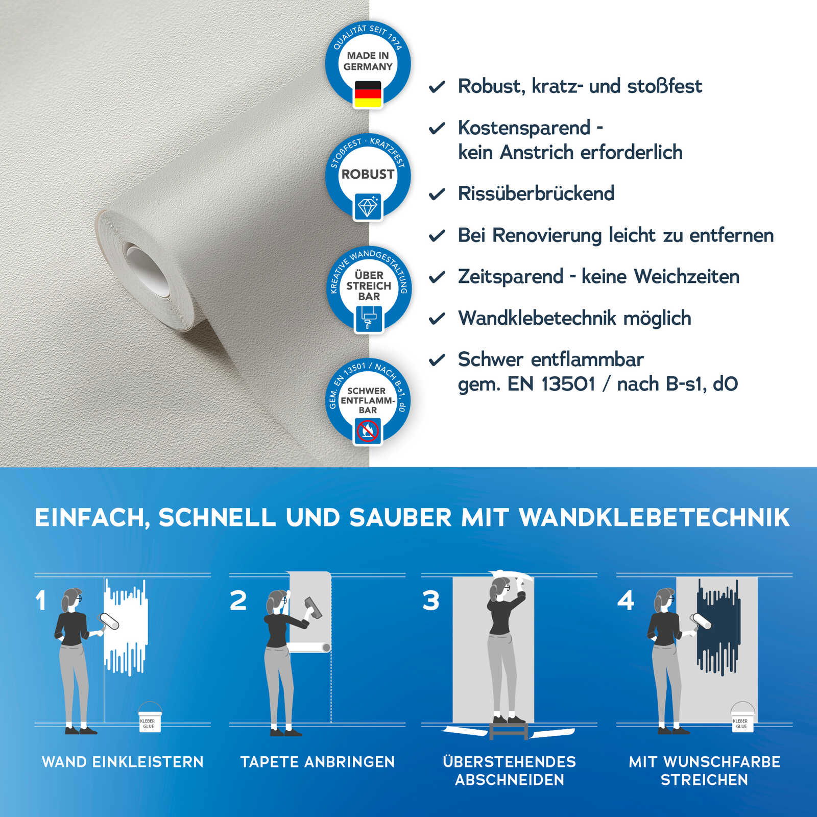 A.S. Création Tapete Meistervlies Create A.S. Création Tapete Meistervlies Create