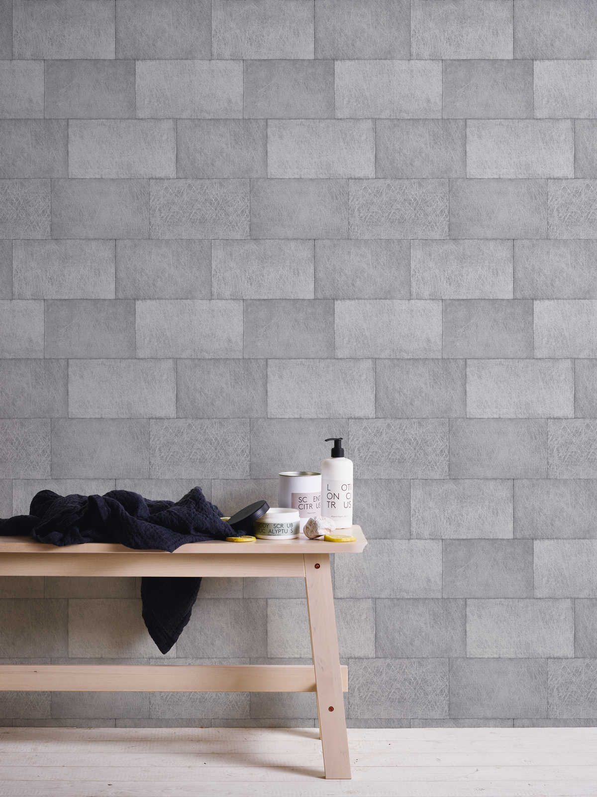 livingwalls Behang Titanium 3