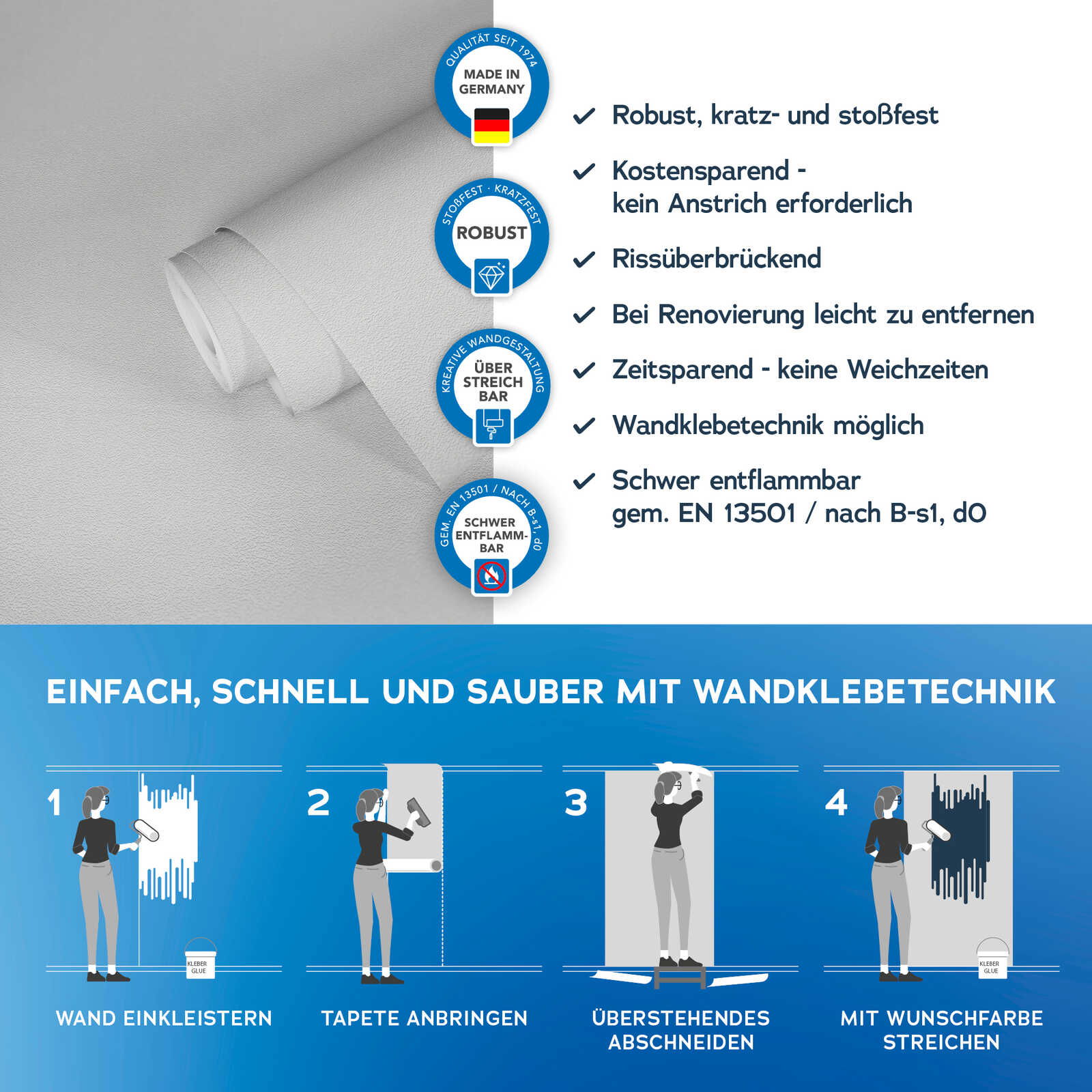 A.S. Création Tapete Meistervlies Create A.S. Création Tapete Meistervlies Create