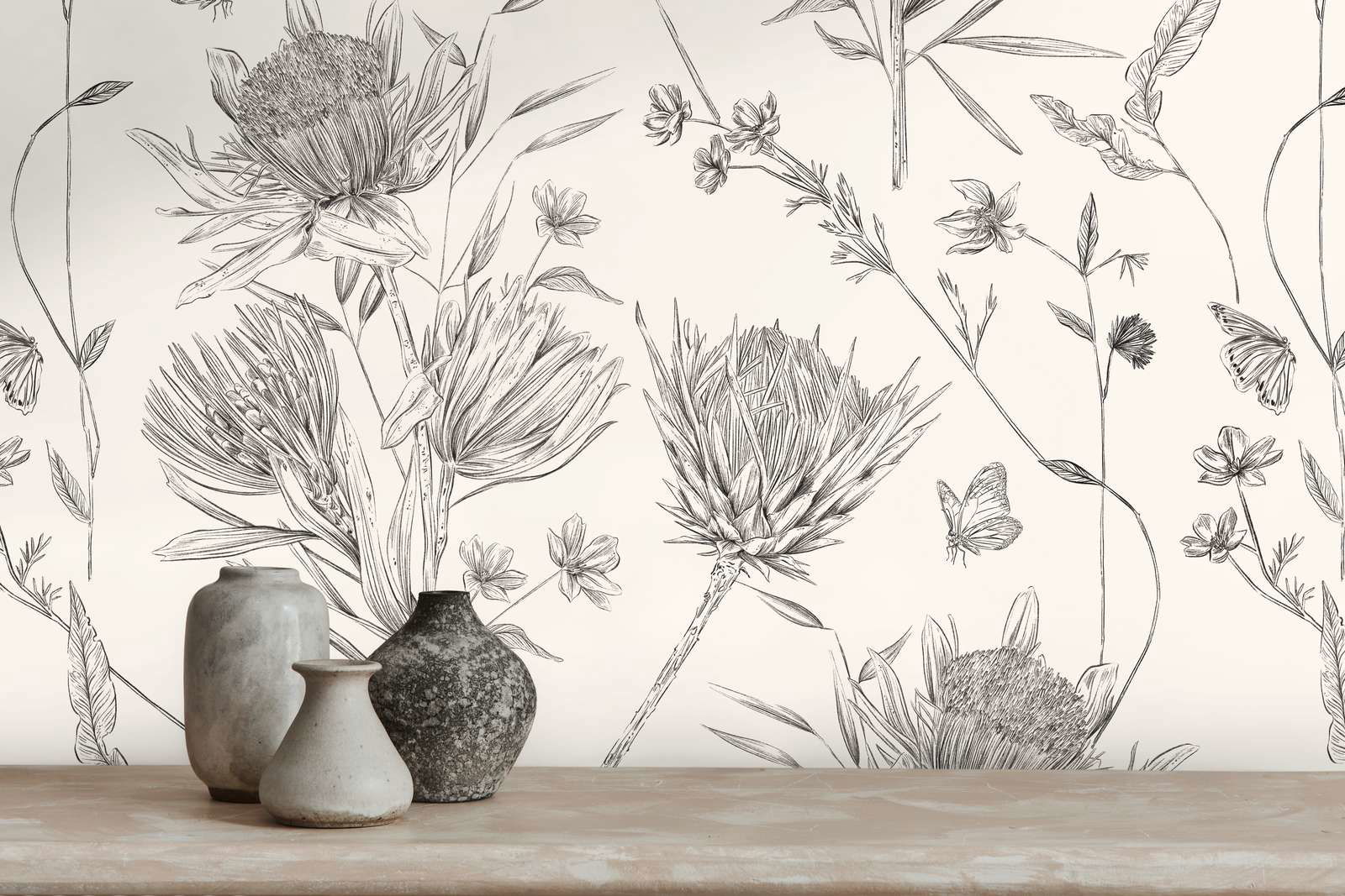 livingwalls Обои Drawn into Nature