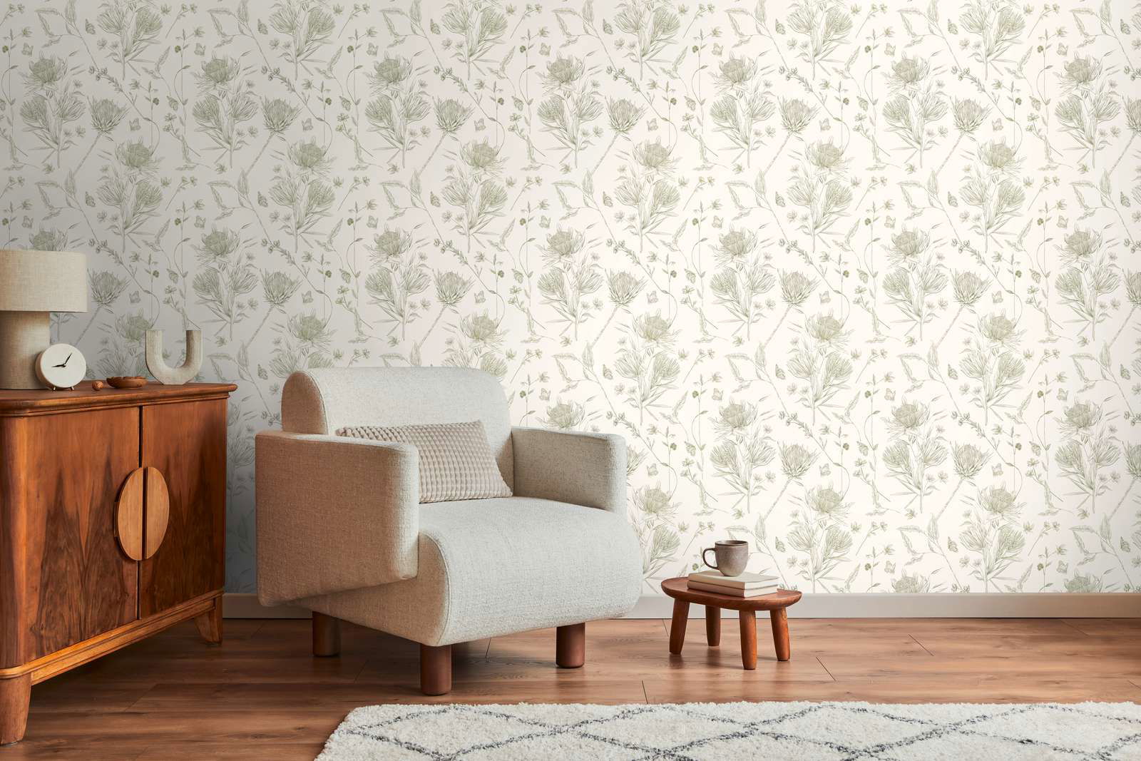 livingwalls Обои Drawn into Nature