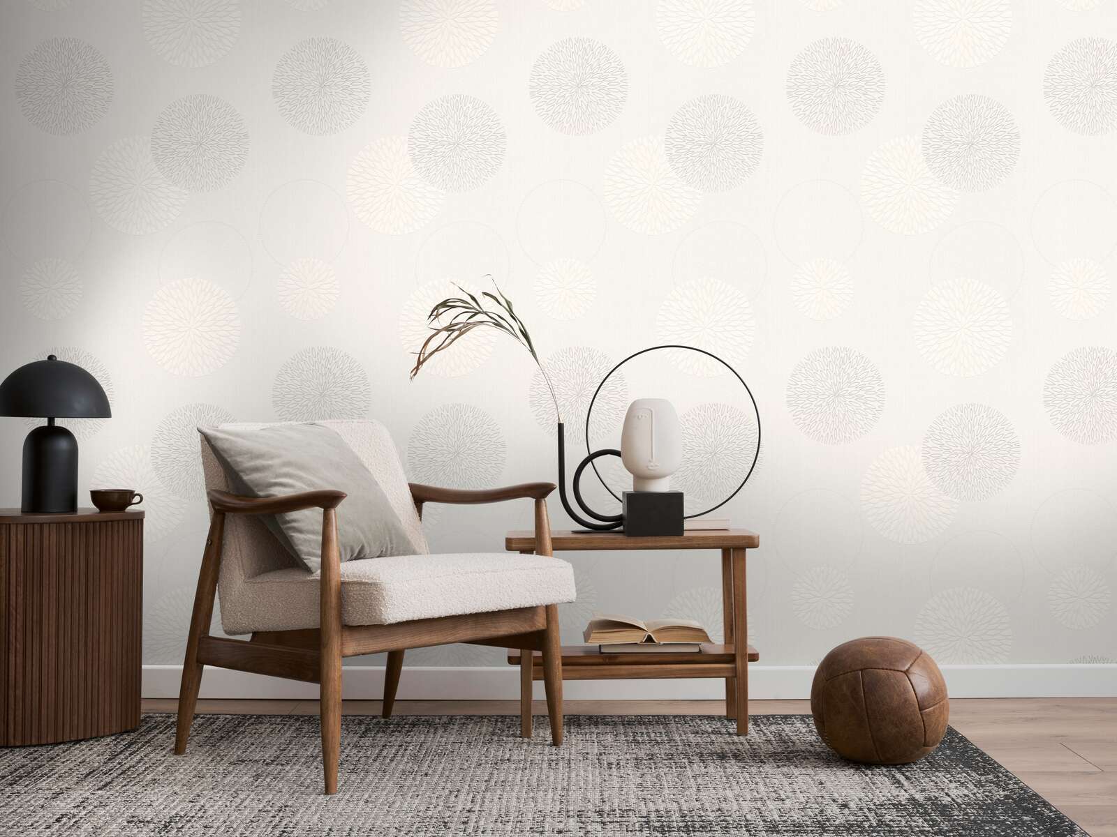 A.S. Création Wallpaper Designed in White
