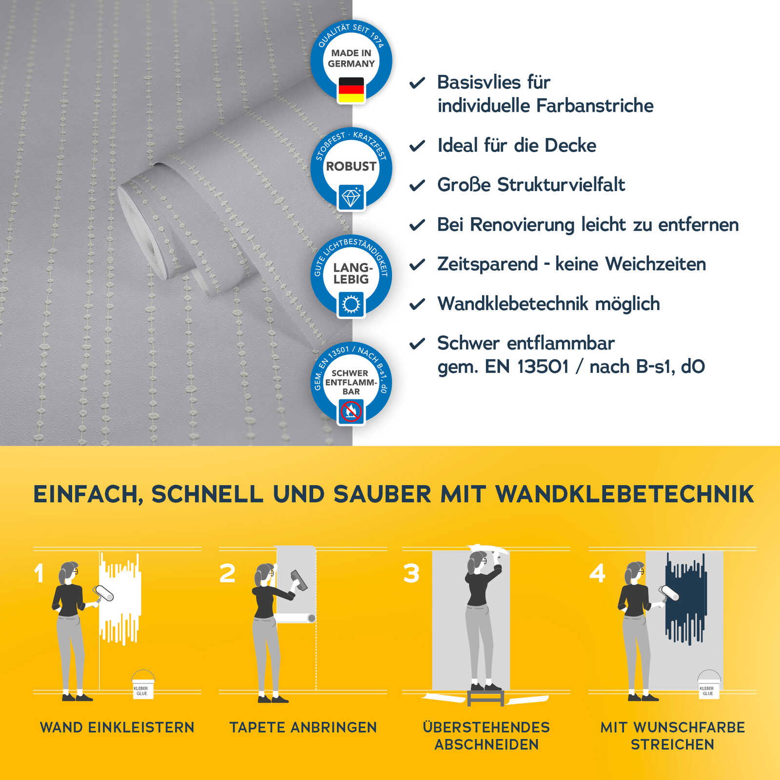 A.S. Création Tapete Meistervlies Create A.S. Création Tapete Meistervlies Create