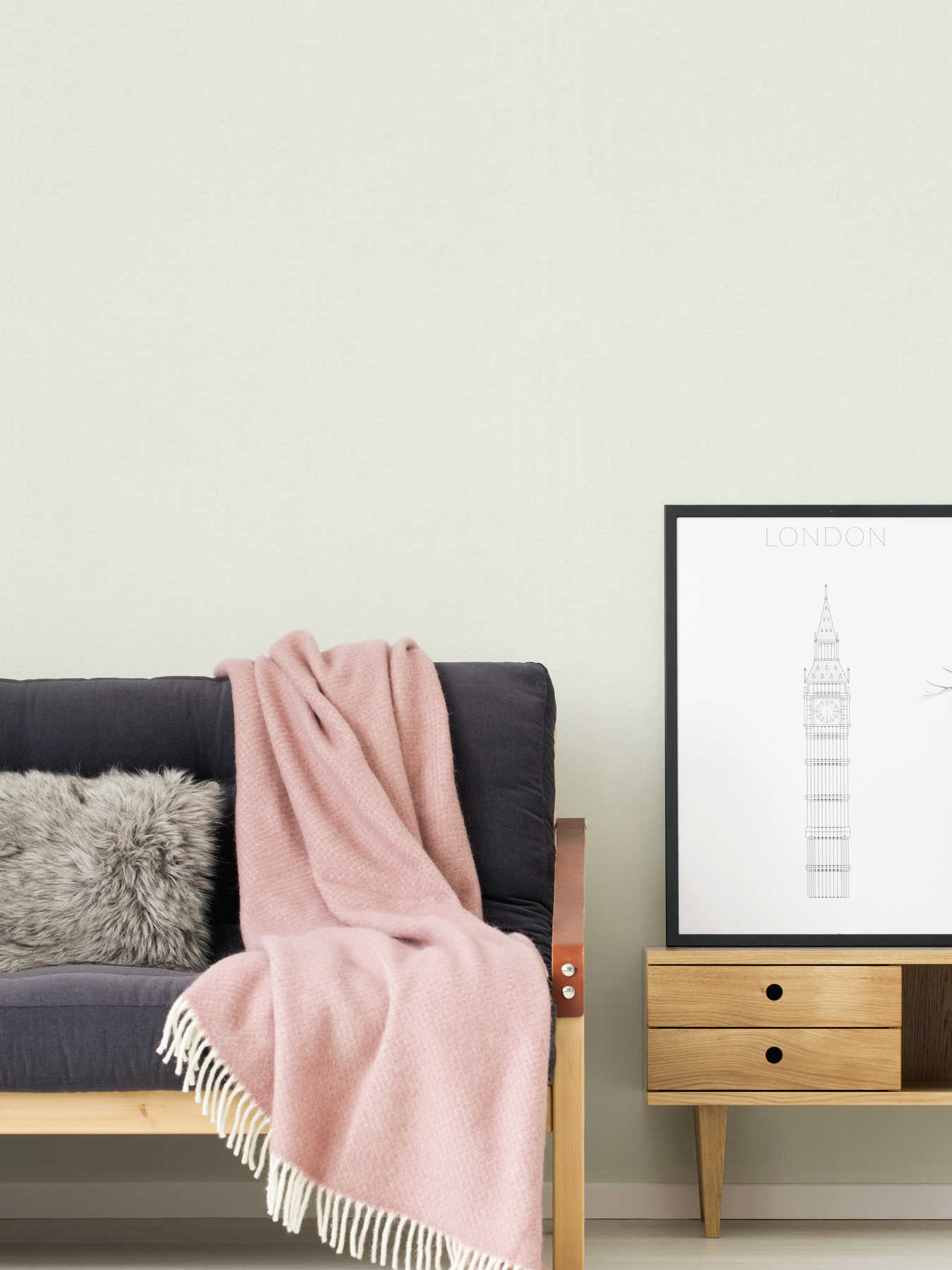 A.S. Création Wallpaper Designed in White