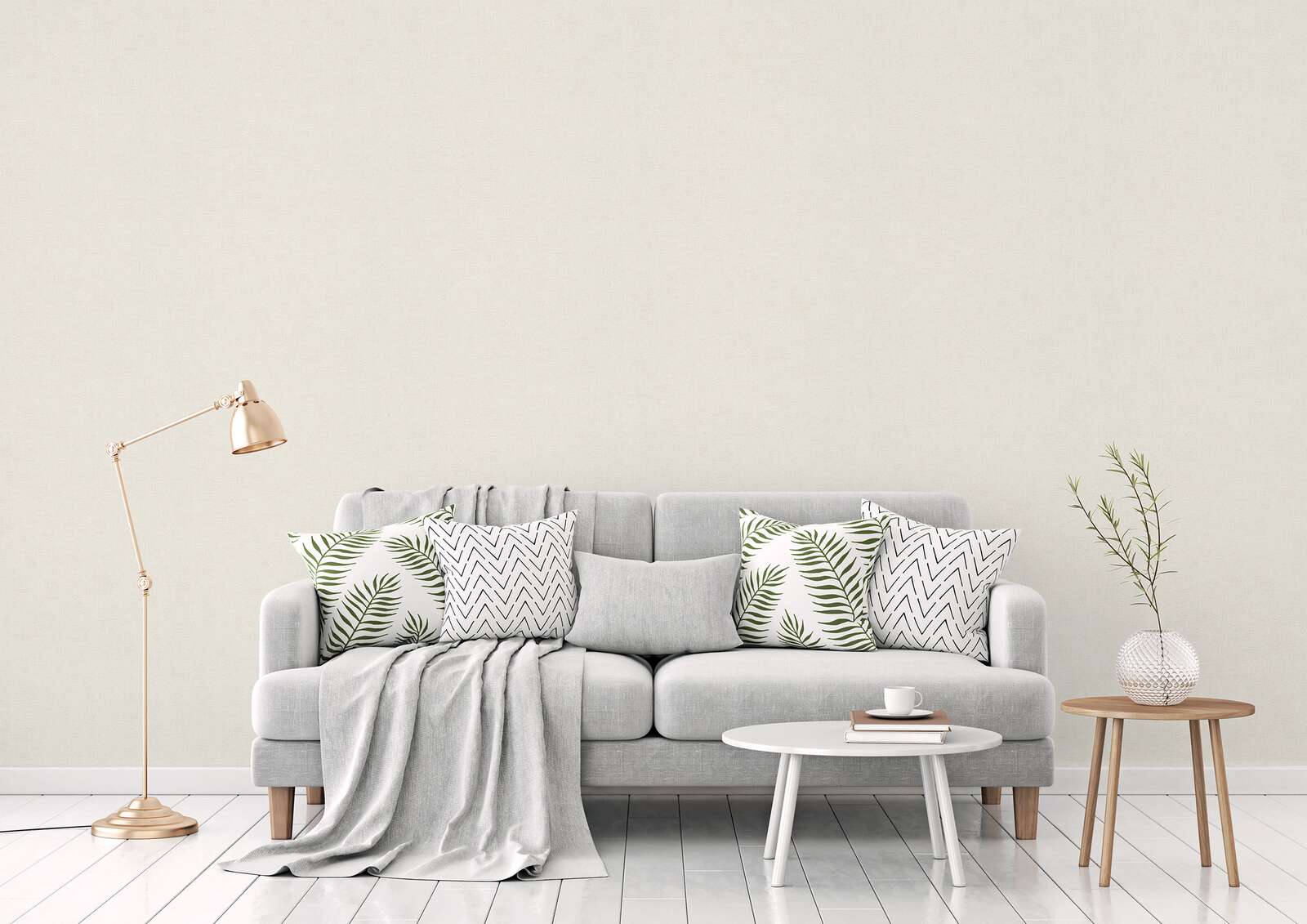 A.S. Création Tapete Designed in White