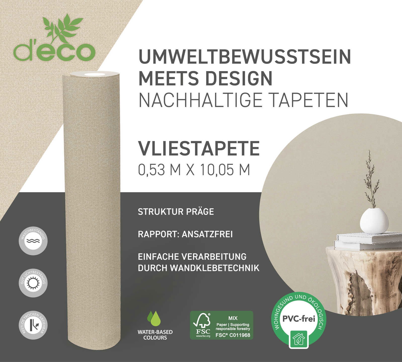 A.S. Création Behang Natural Living
