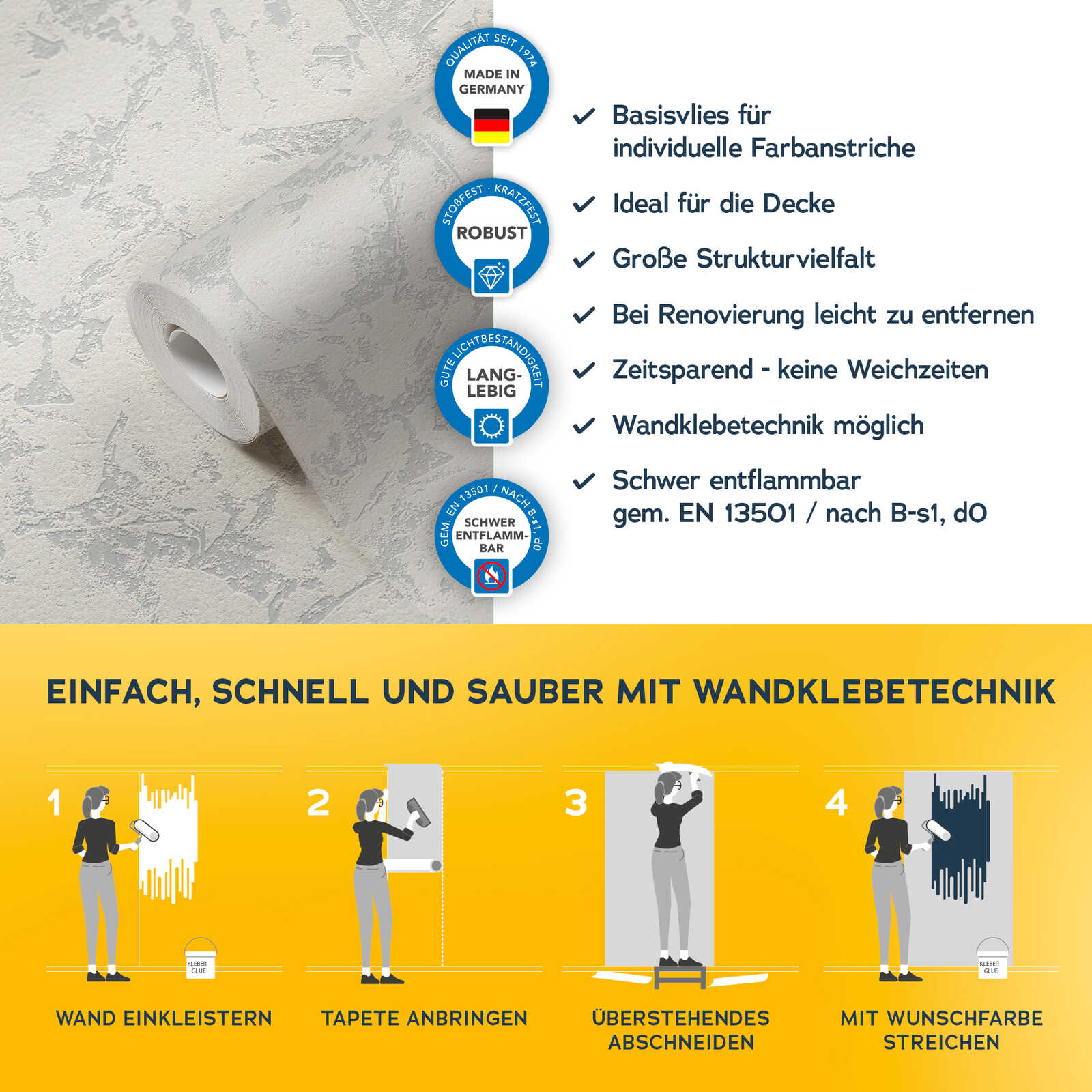 A.S. Création Tapete Meistervlies Create