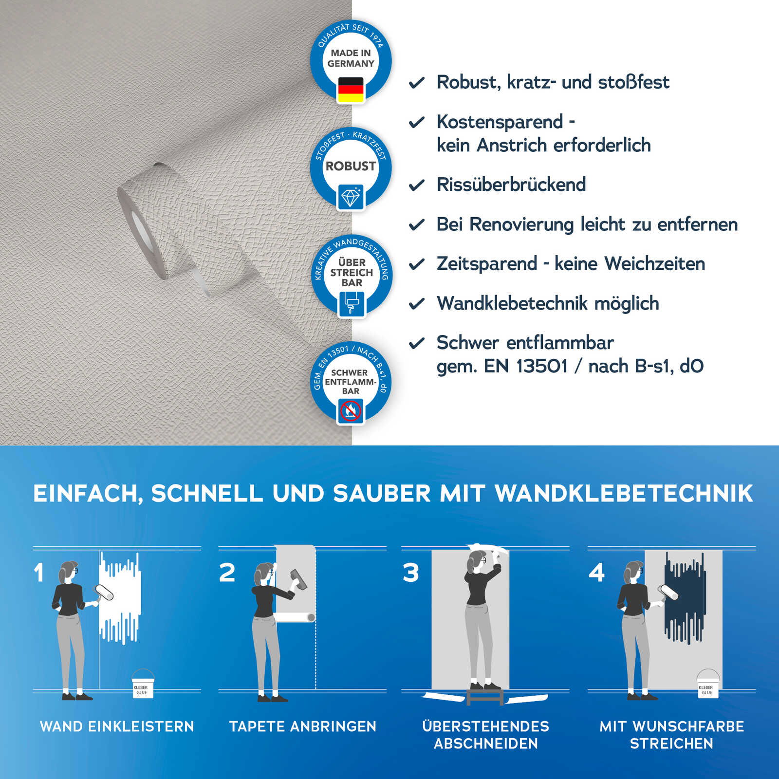 A.S. Création Tapete Meistervlies Create A.S. Création Tapete Meistervlies Create