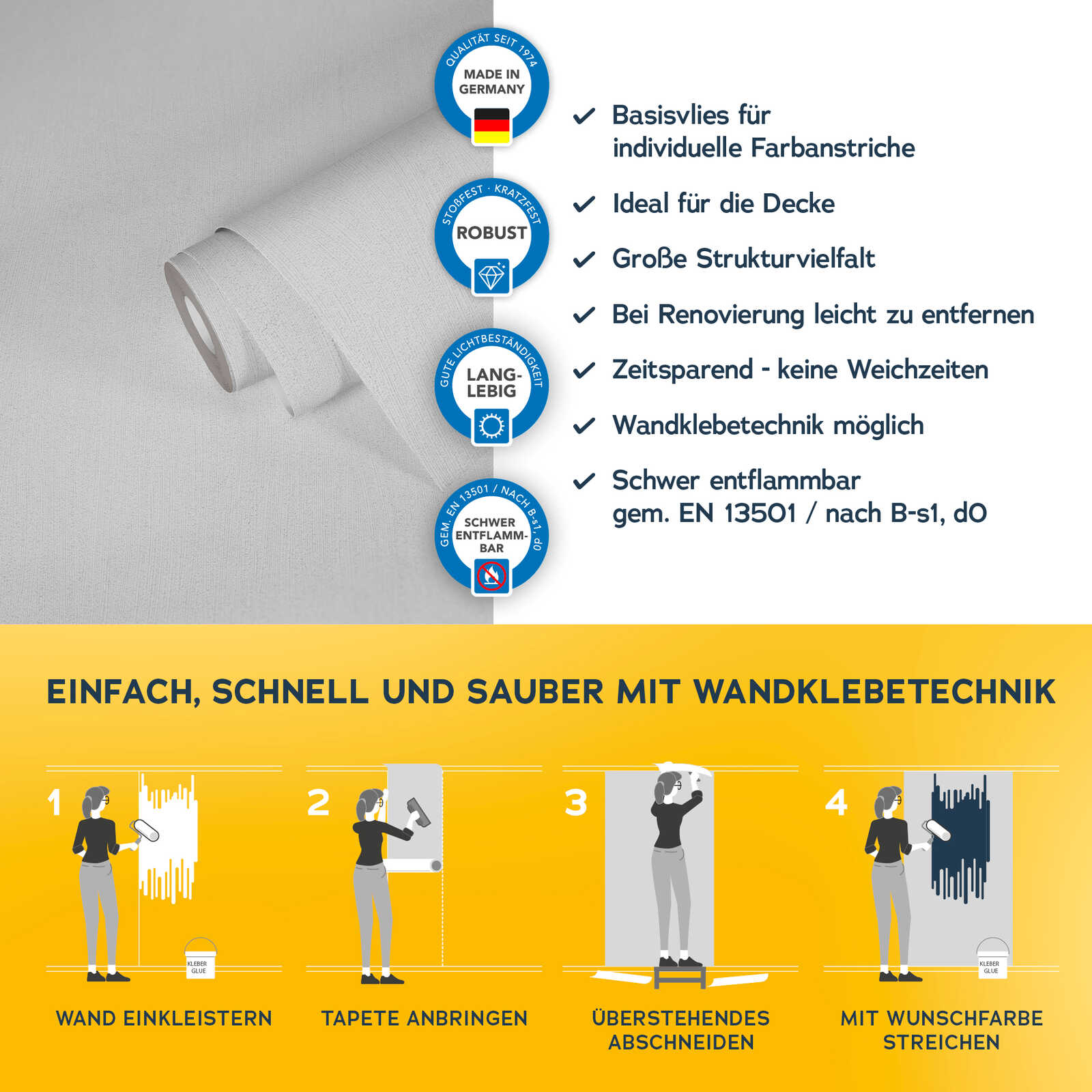 A.S. Création Tapete Meistervlies Create