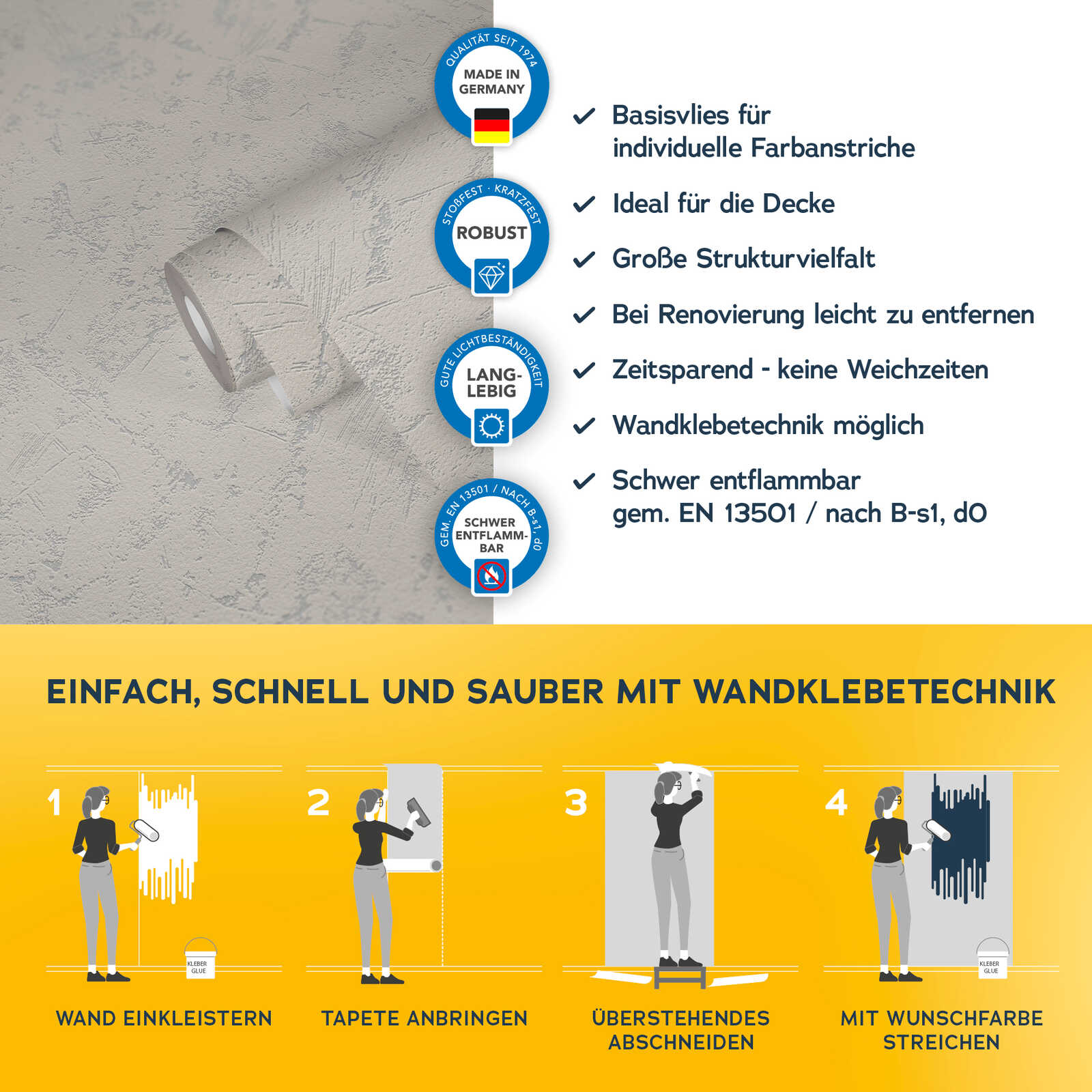 A.S. Création Tapete Meistervlies Create