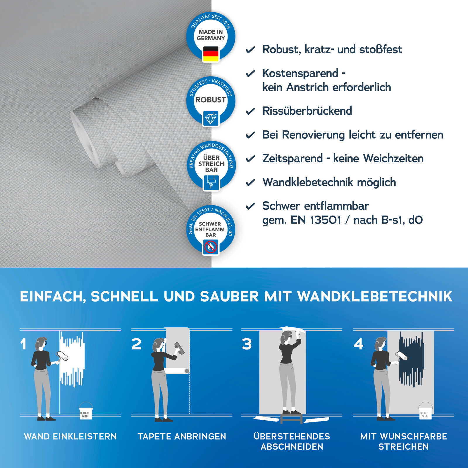 A.S. Création Tapete Meistervlies Create A.S. Création Tapete Meistervlies Create
