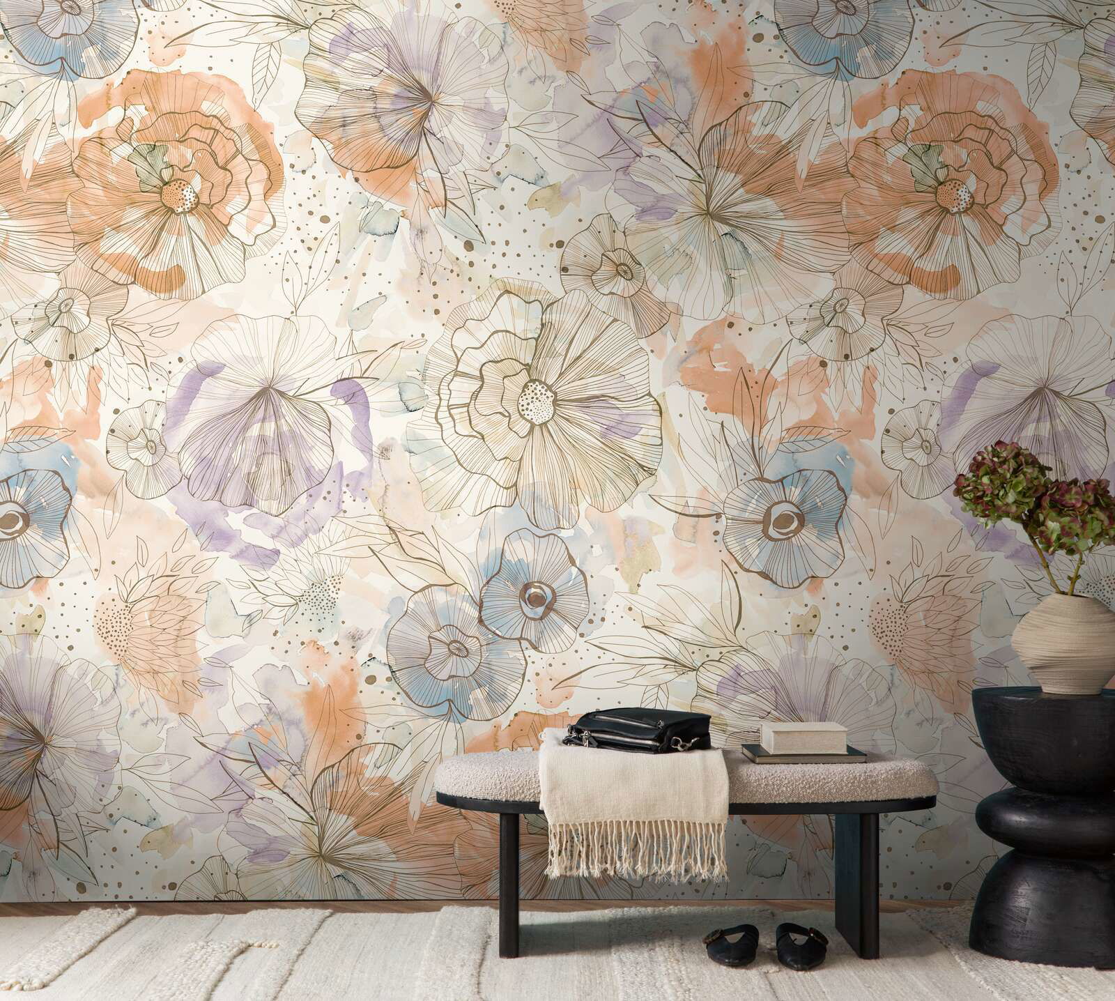 A.S. Création Design panel Aquarell Dreams