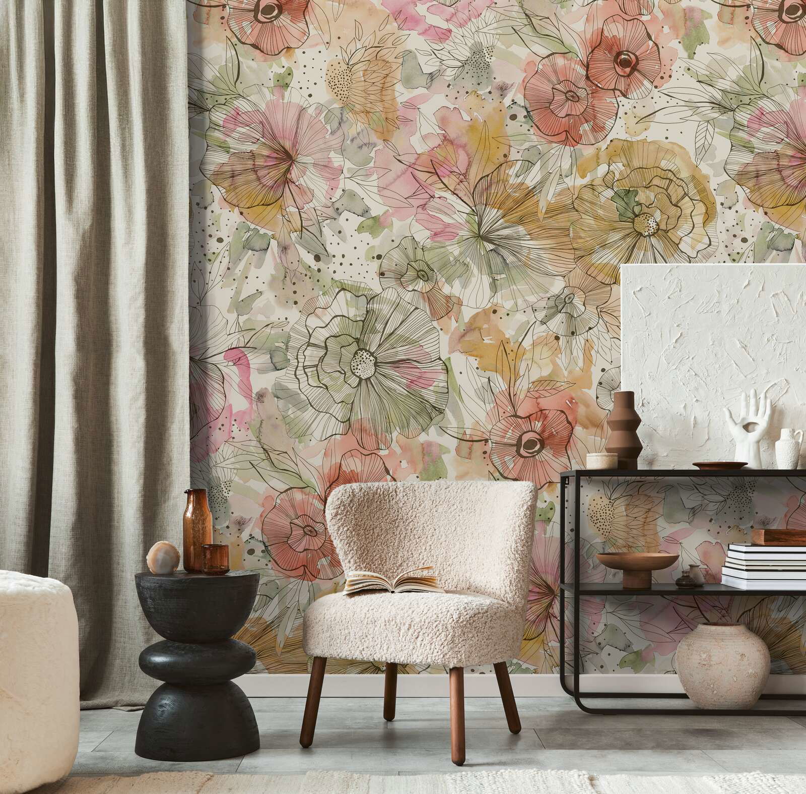 A.S. Création Design panel Aquarell Dreams