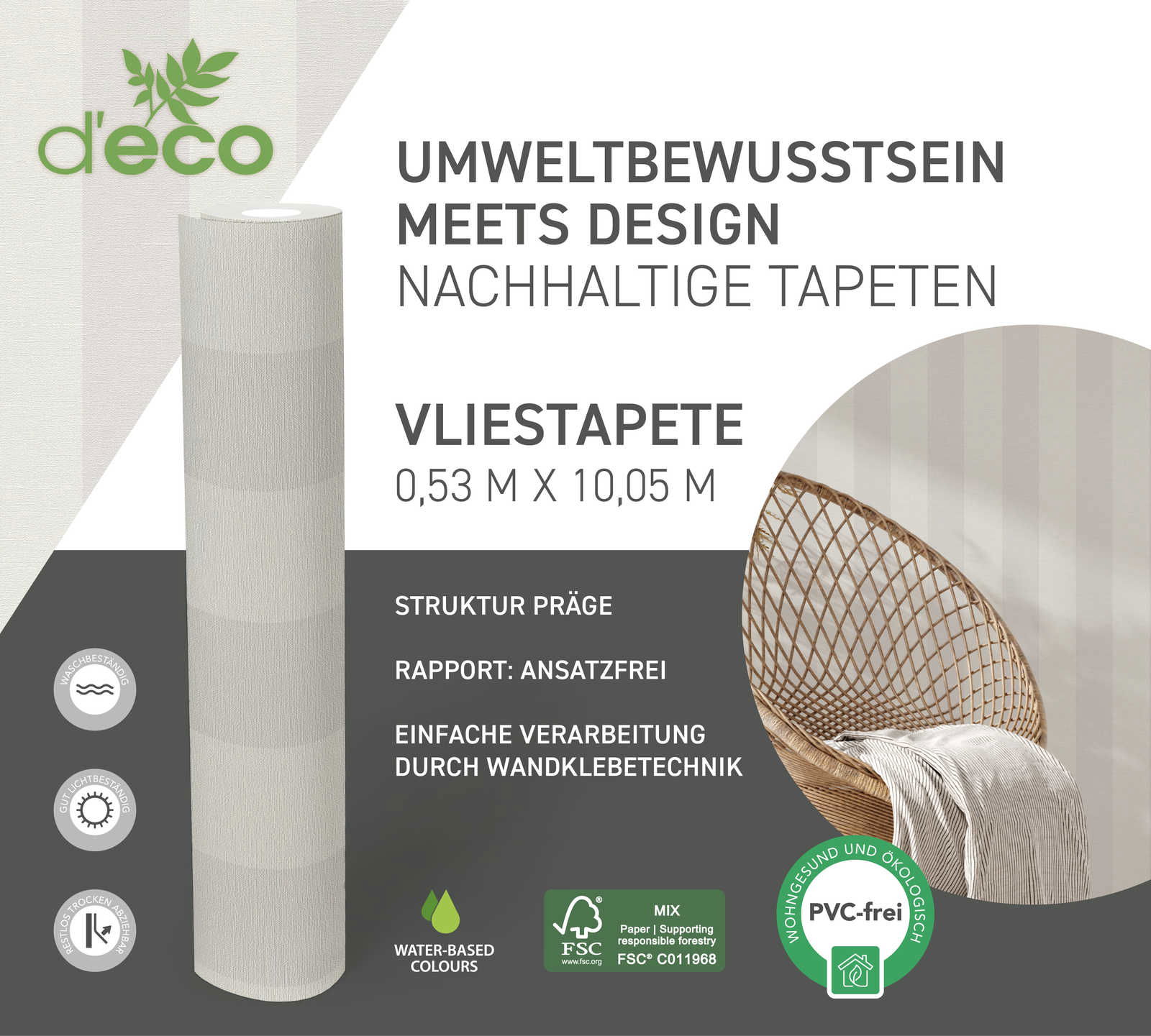 A.S. Création papier peint Natural Living
