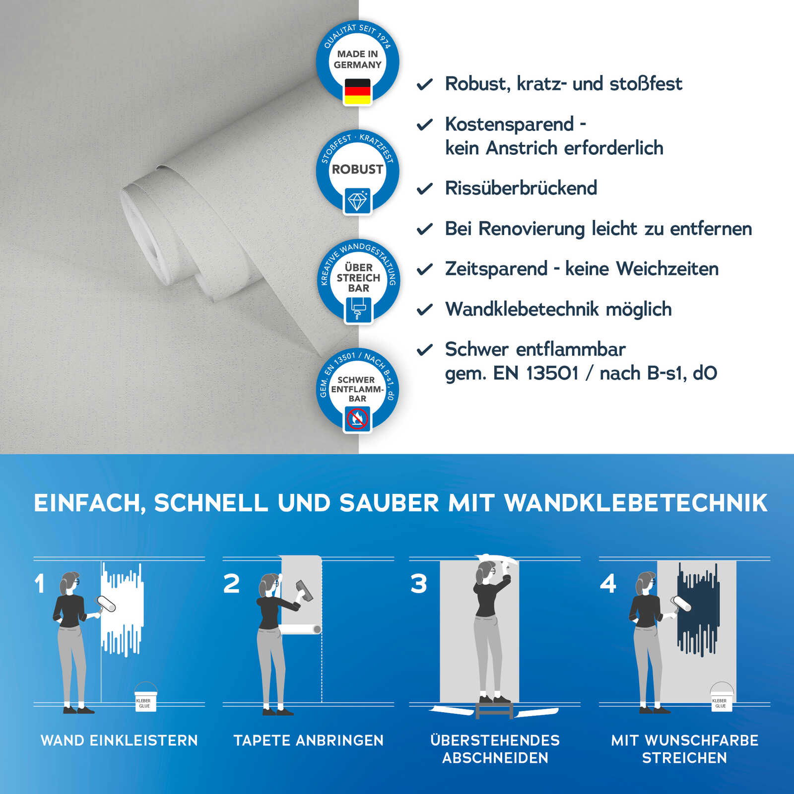 A.S. Création Tapete Meistervlies Create A.S. Création Tapete Meistervlies Create