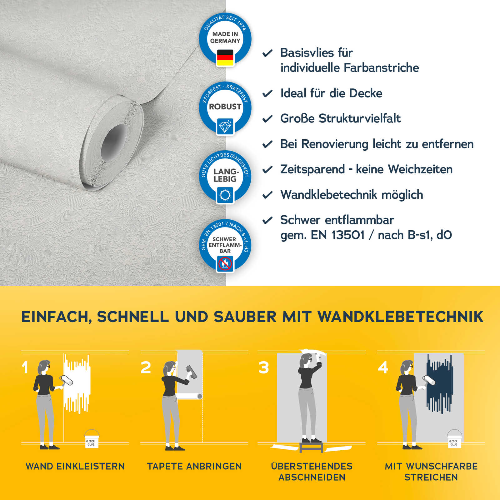 A.S. Création Tapete Meistervlies Create