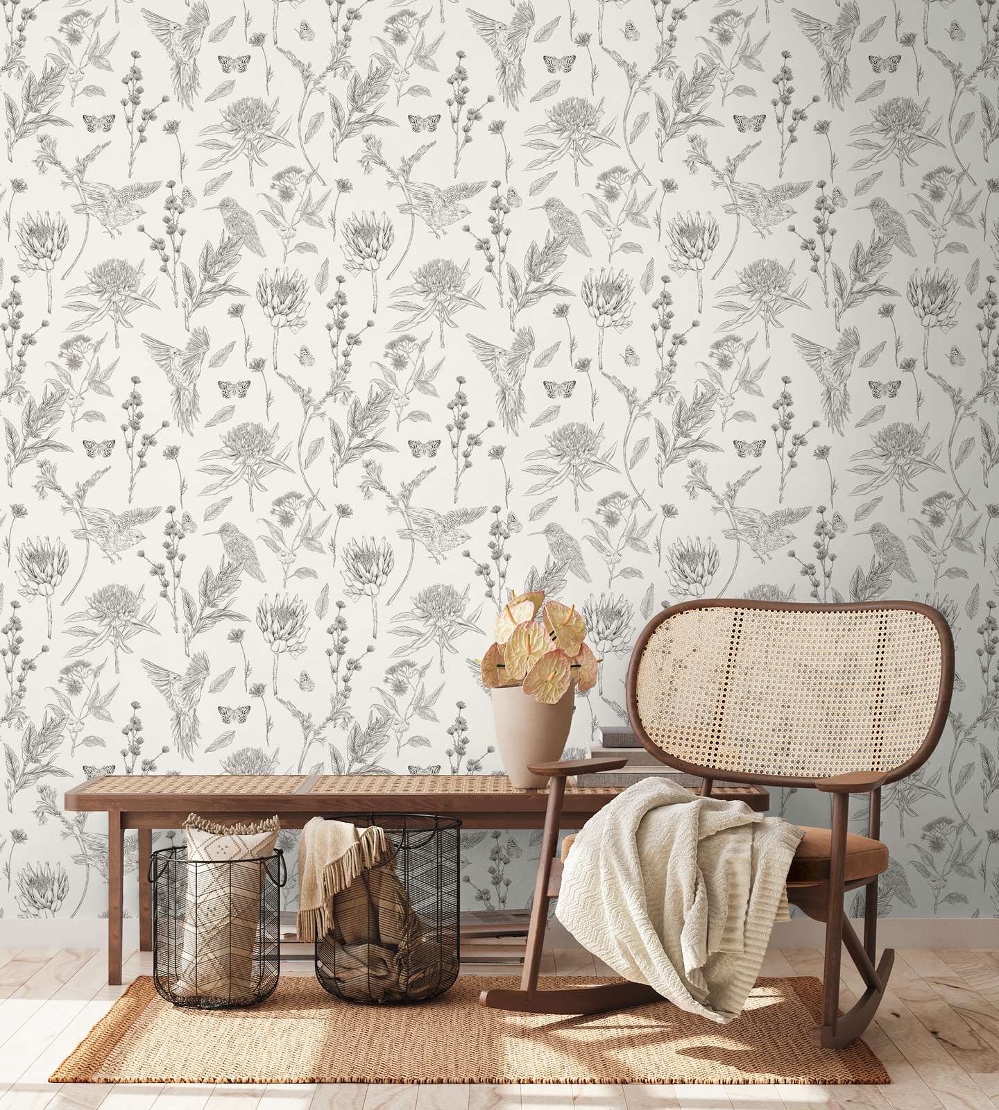 livingwalls Обои Drawn into Nature